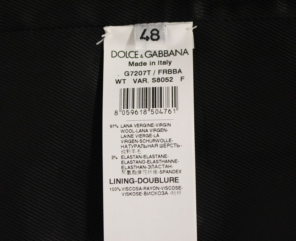 Dolce &amp; Gabbana Gilet élégant à rayures grises