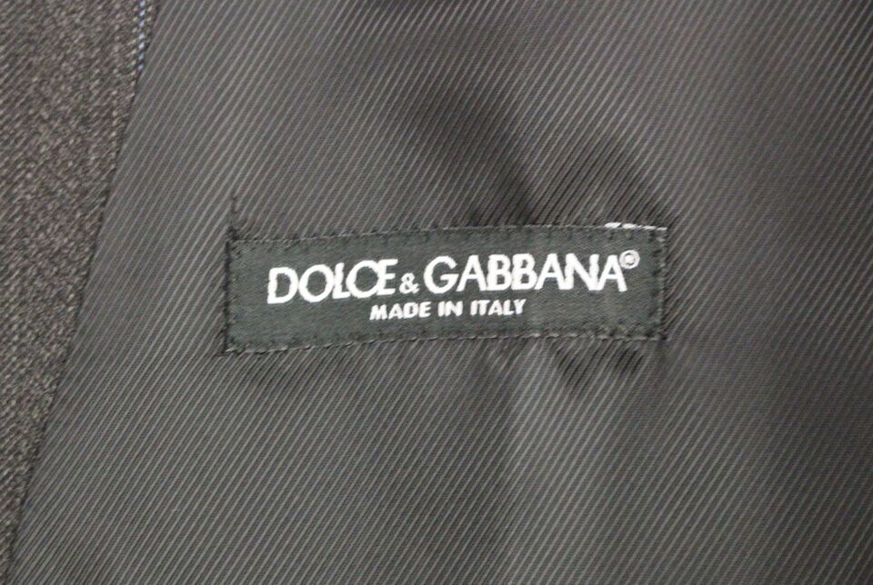 Dolce &amp; Gabbana Gilet élégant à rayures grises