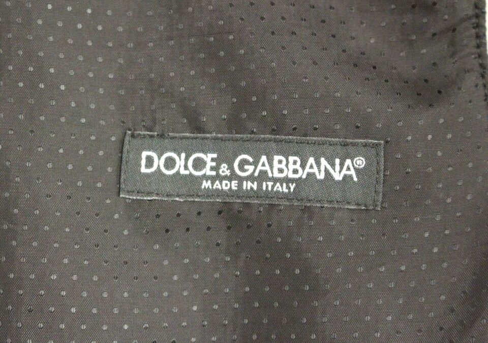 Dolce &amp; Gabbana Gilet élégant en laine mélangée grise