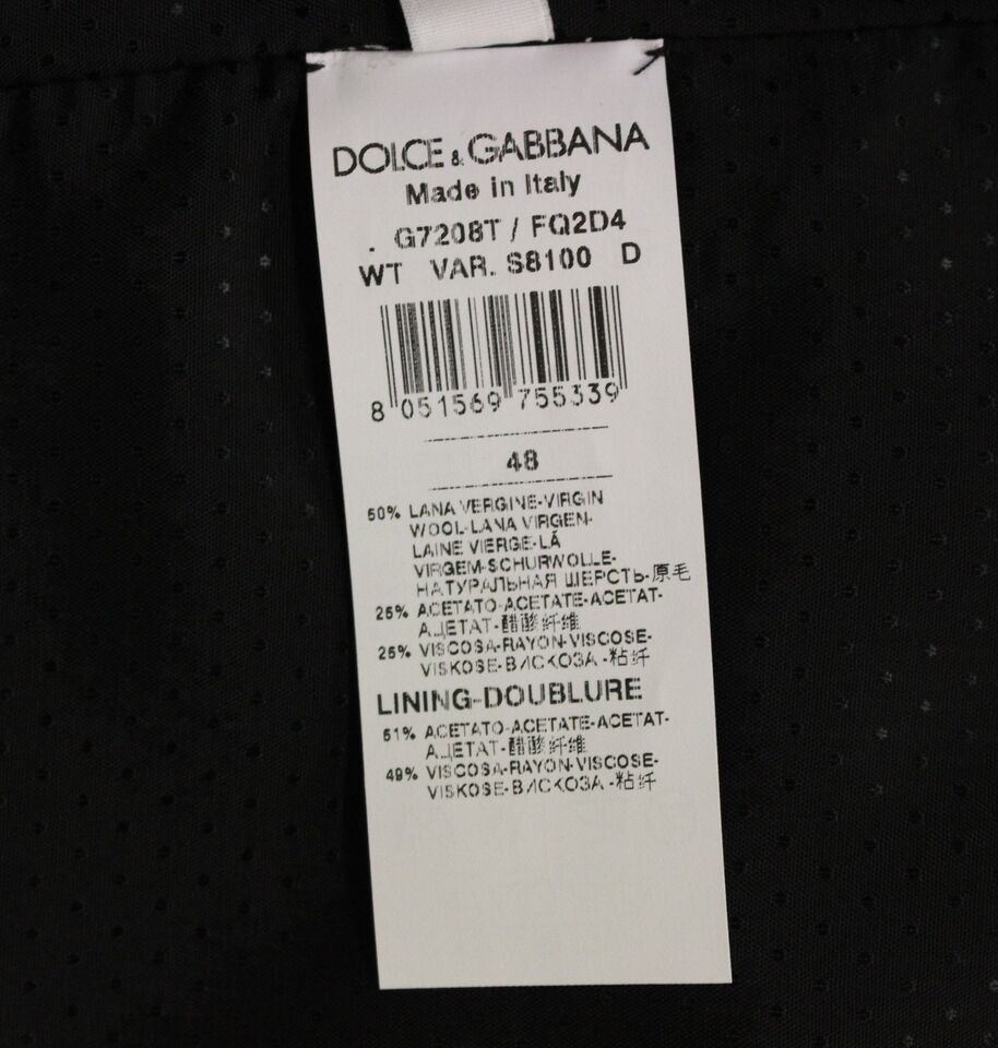 Dolce &amp; Gabbana Gilet élégant en laine mélangée grise