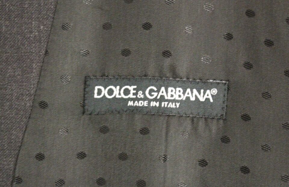 Dolce &amp; Gabbana Gilet élégant en laine grise