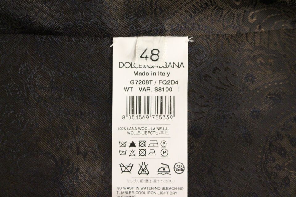 Dolce &amp; Gabbana Gilet élégant en laine à carreaux