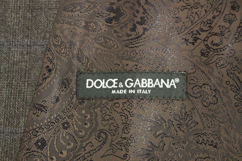 Dolce &amp; Gabbana Gilet élégant en laine à carreaux