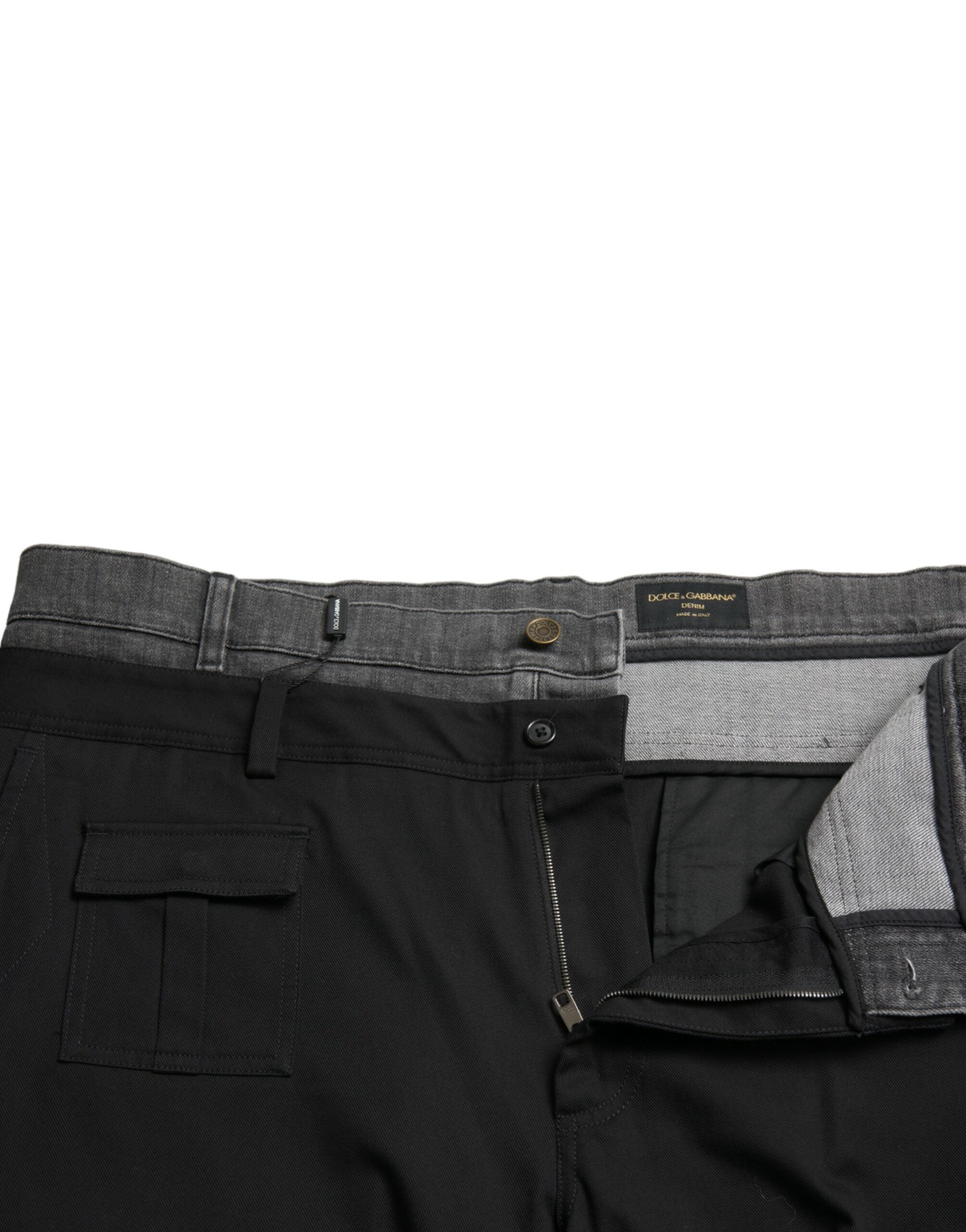 Dolce &amp; Gabbana Pantalon de jogging élégant en coton stretch