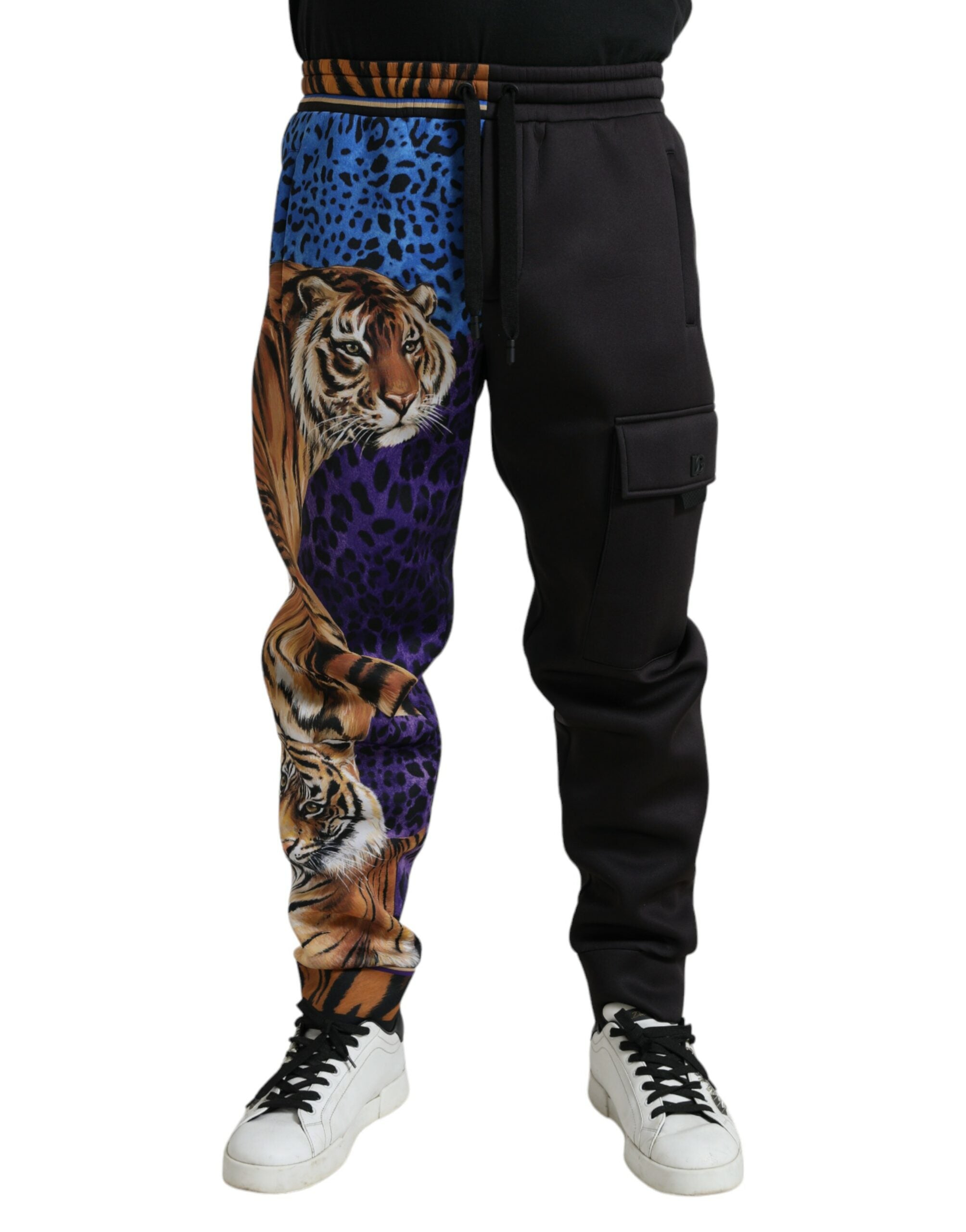 Dolce & Gabbana Stunning Exotic Print Jogger Pants