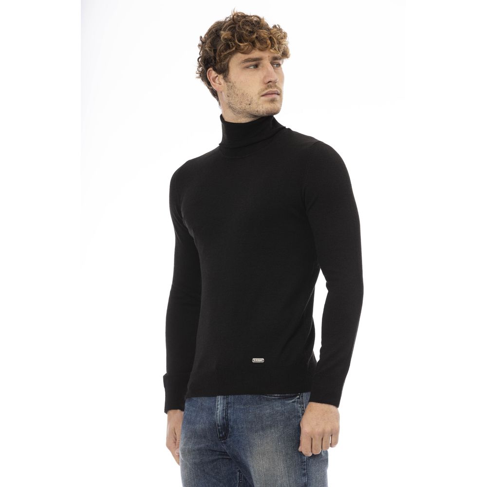 Baldinini Trend élégant pull à col roulé avec détail monogramme