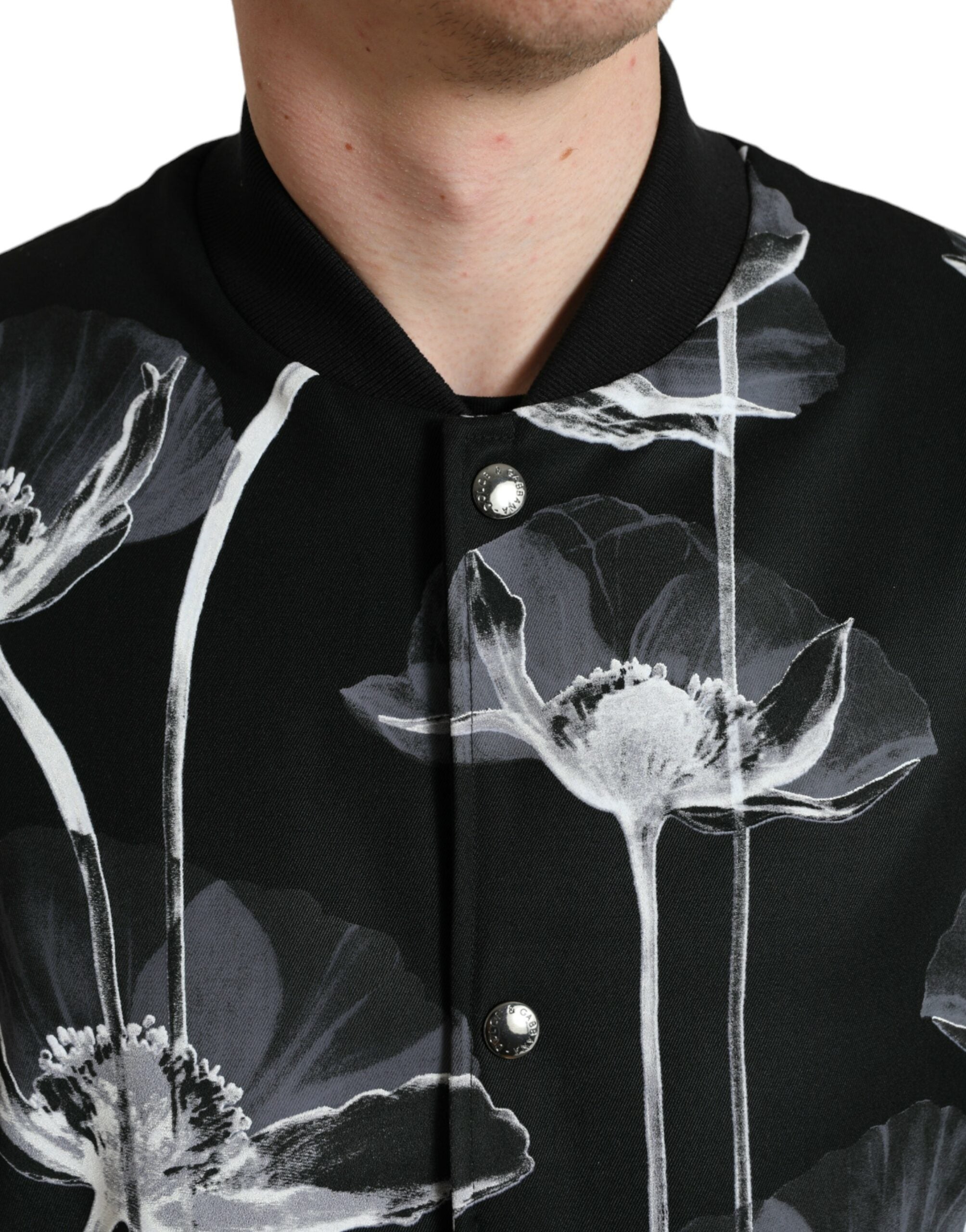 Dolce &amp; Gabbana Blouson aviateur élégant à imprimé floral