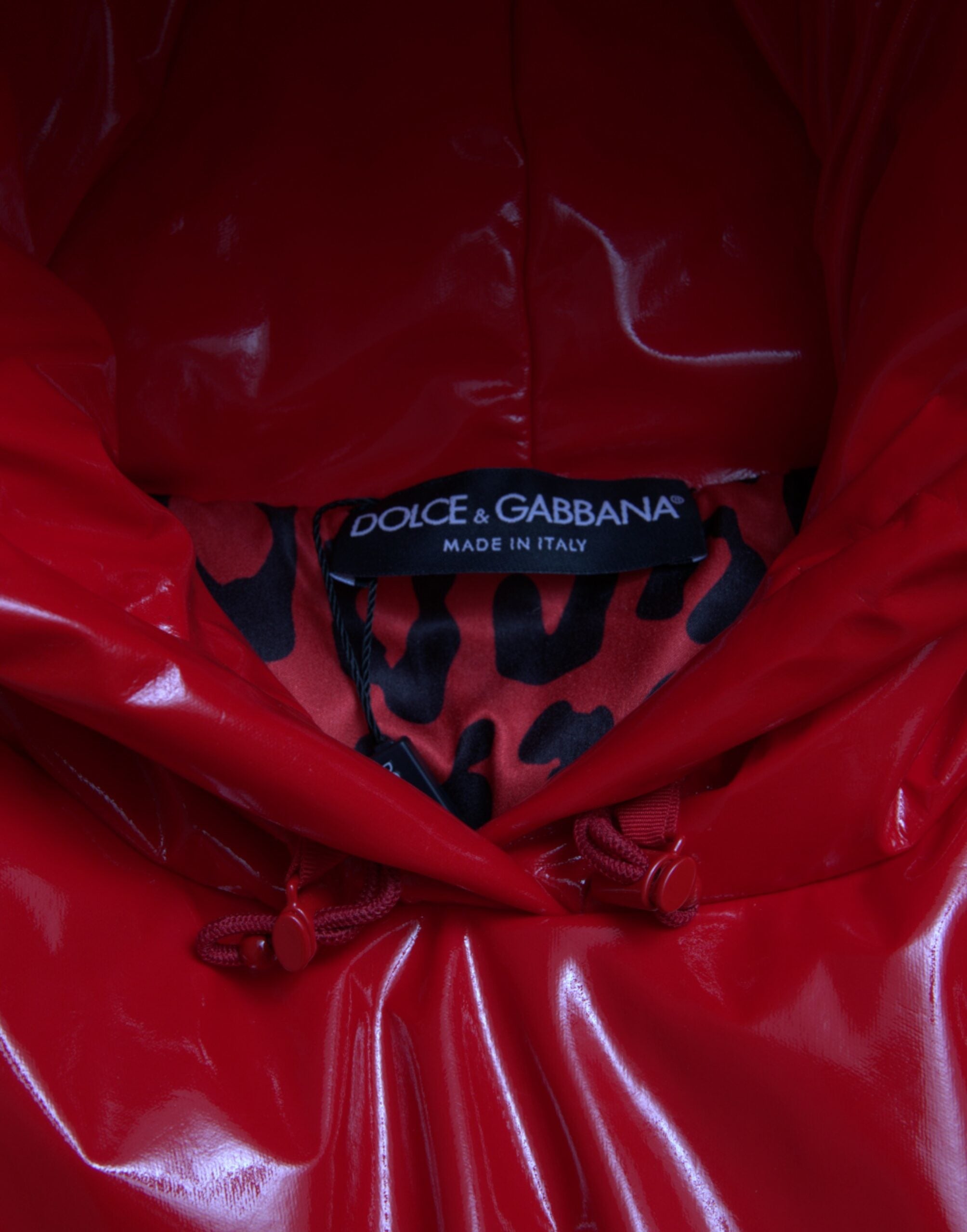 Dolce &amp; Gabbana Chic Veste courte rouge brillant