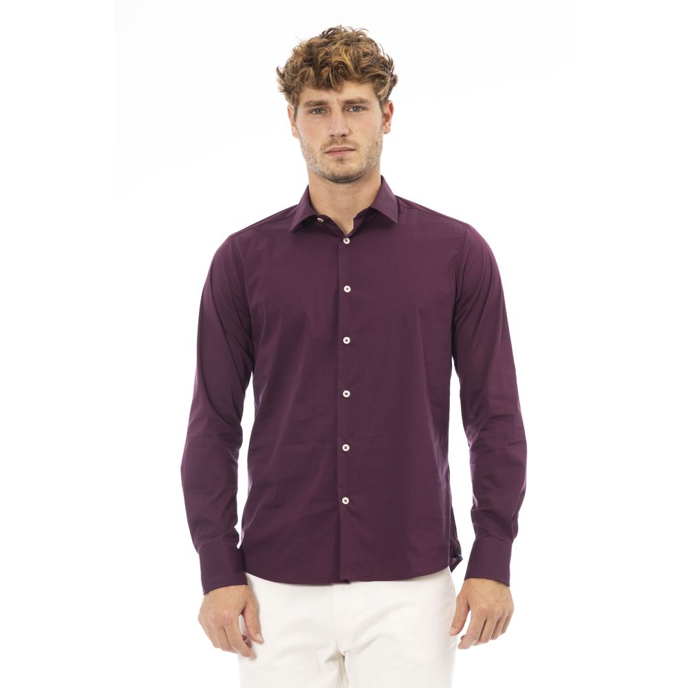 Baldinini Trend Elegant Italian-Crafted Red Shirt for Men