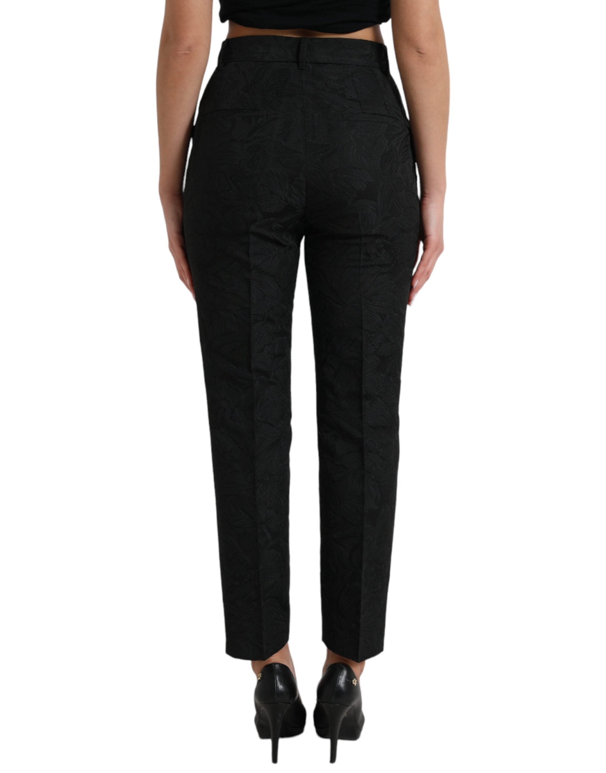 Dolce &amp; Gabbana Pantalon élégance fuselé taille haute