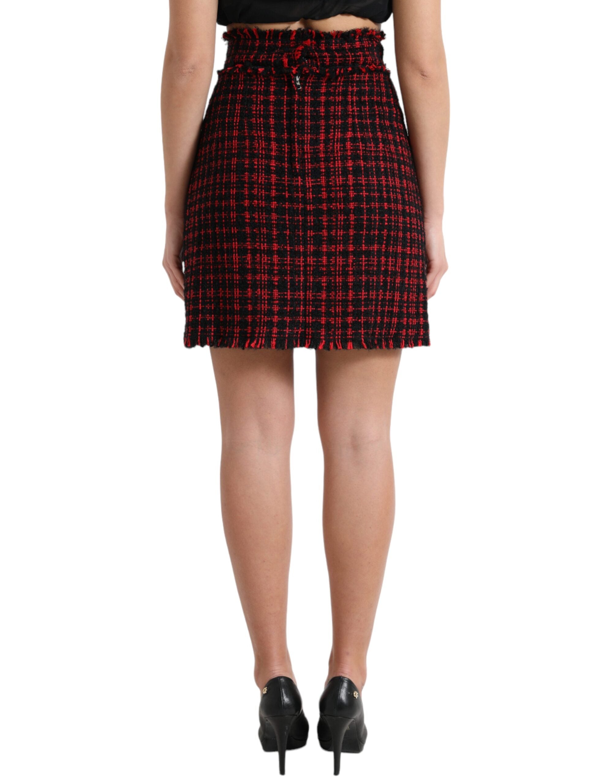 Dolce &amp; Gabbana Mini-jupe taille haute tartan alléchante