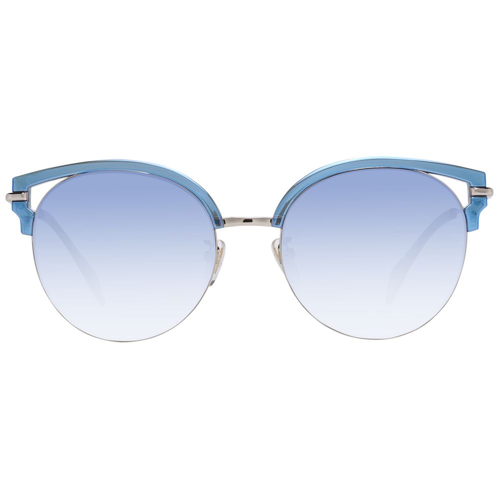 Lunettes de soleil Police Chic papillon dégradé bleu