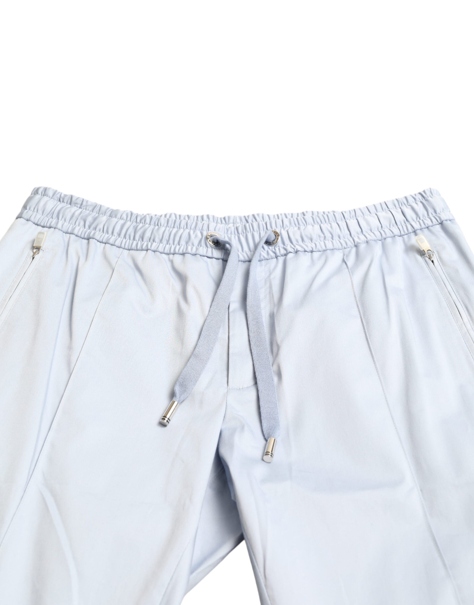 Dolce &amp; Gabbana Pantalon de jogging bleu clair élégant pour homme