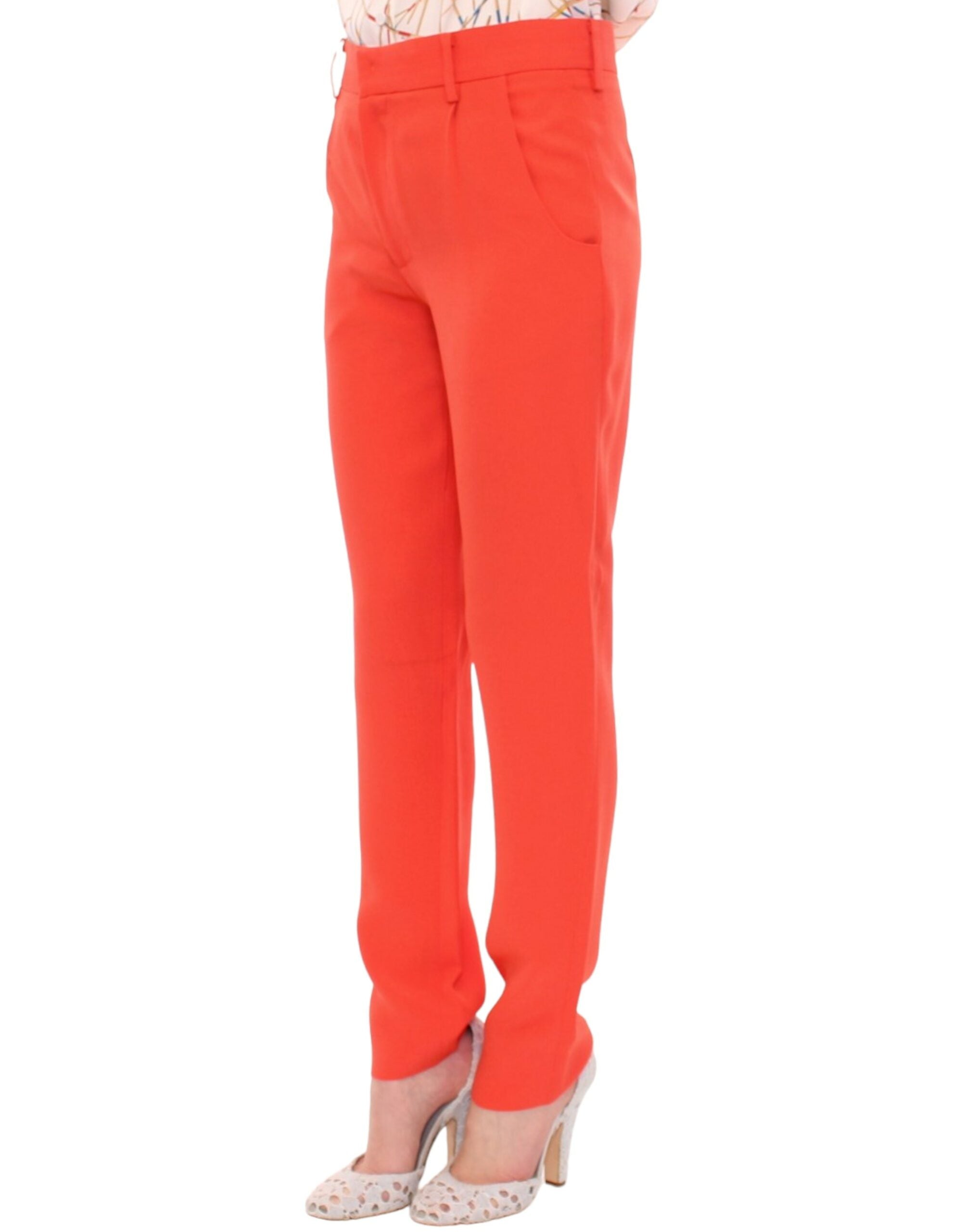 Pantalon Boyfriend Orange Chic CO|TE - Fabrication Italienne