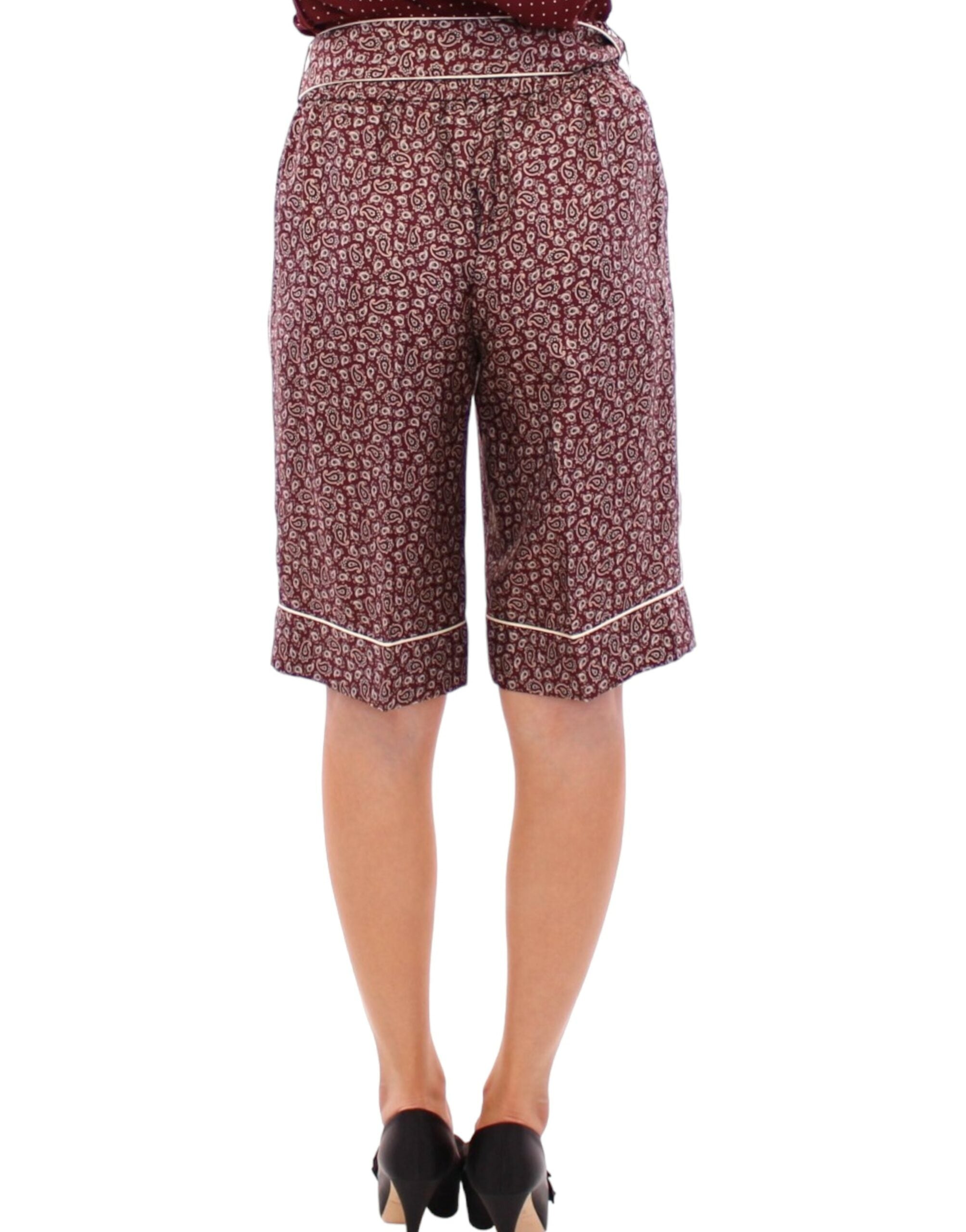 Dolce &amp; Gabbana Short de pyjama chic en soie