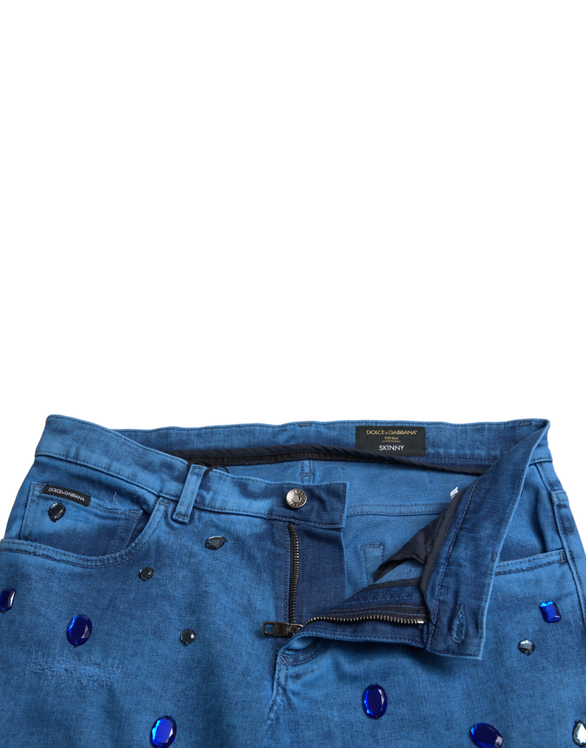 Dolce &amp; Gabbana - Jean skinny orné de cristaux