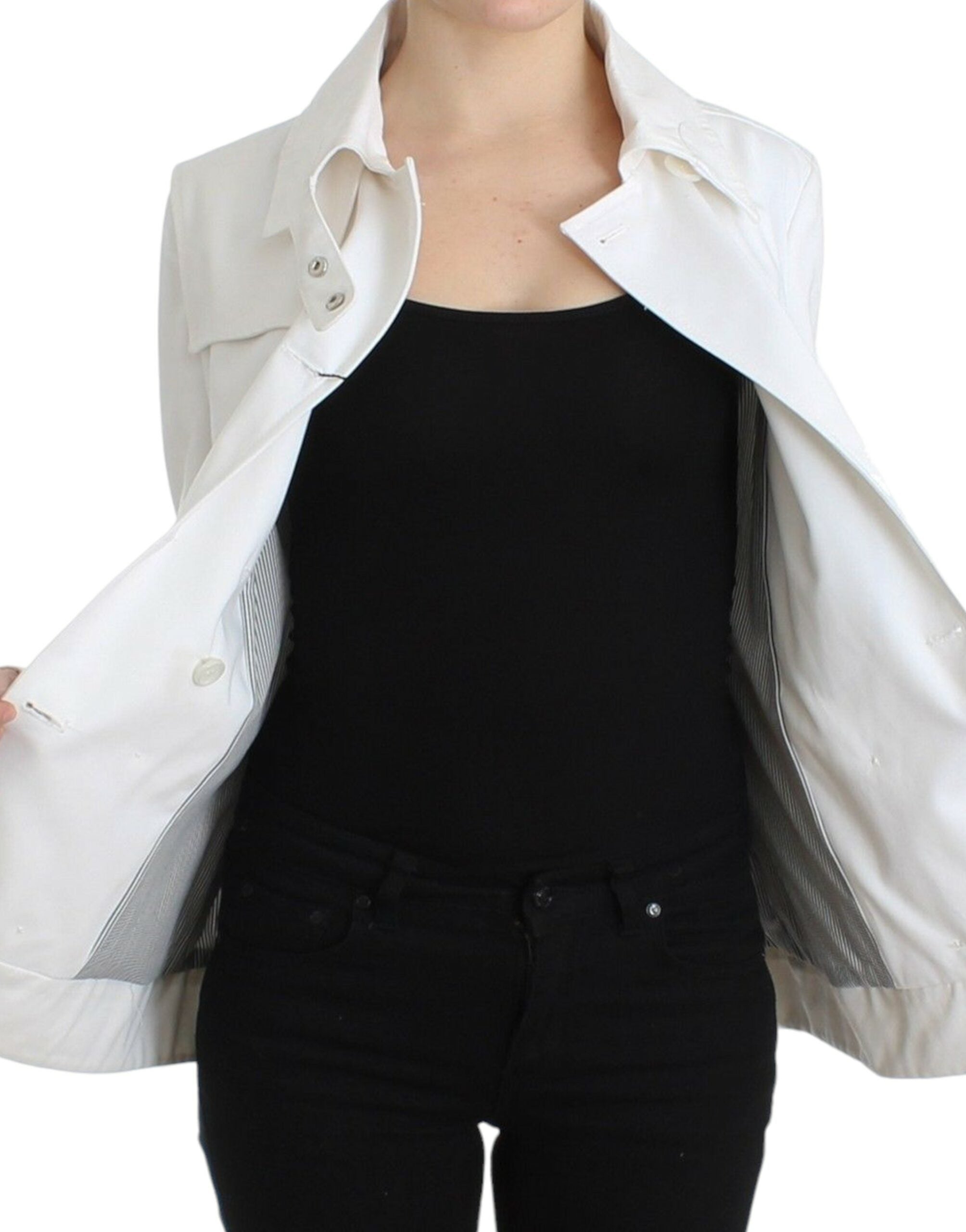 Veste chic en coton à double boutonnage GF Ferre