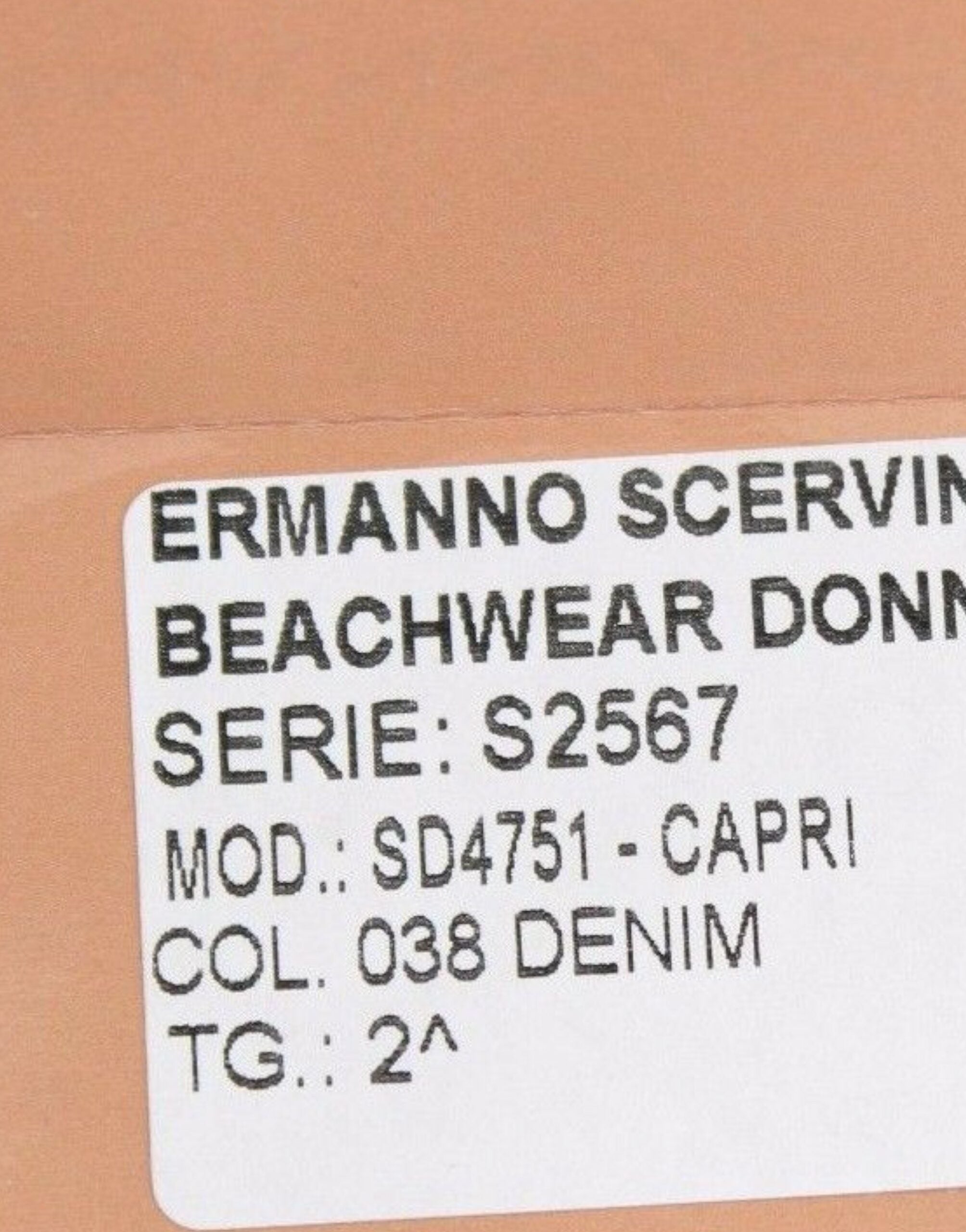 Ermanno Scervino Jean Capri bleu chic pour des étés élégants