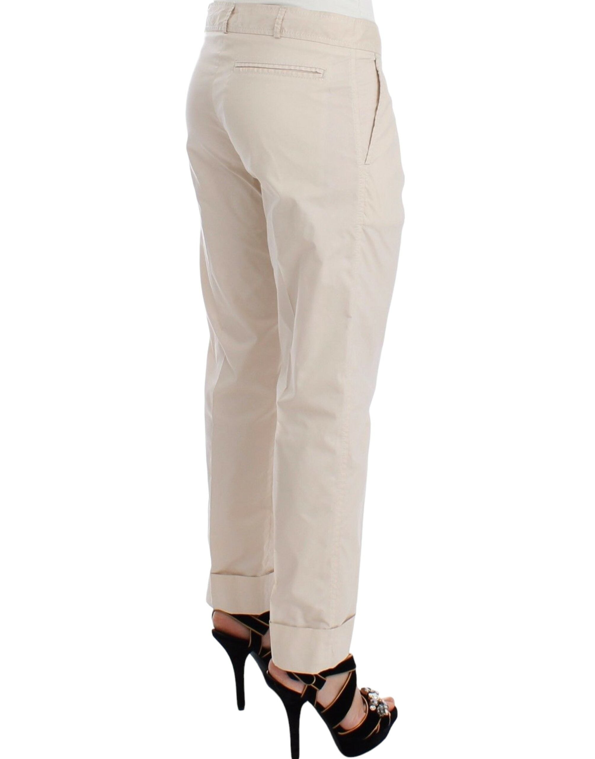 Ermanno Scervino Pantalon Chino Beige Chic - L'Élégance Redéfinie