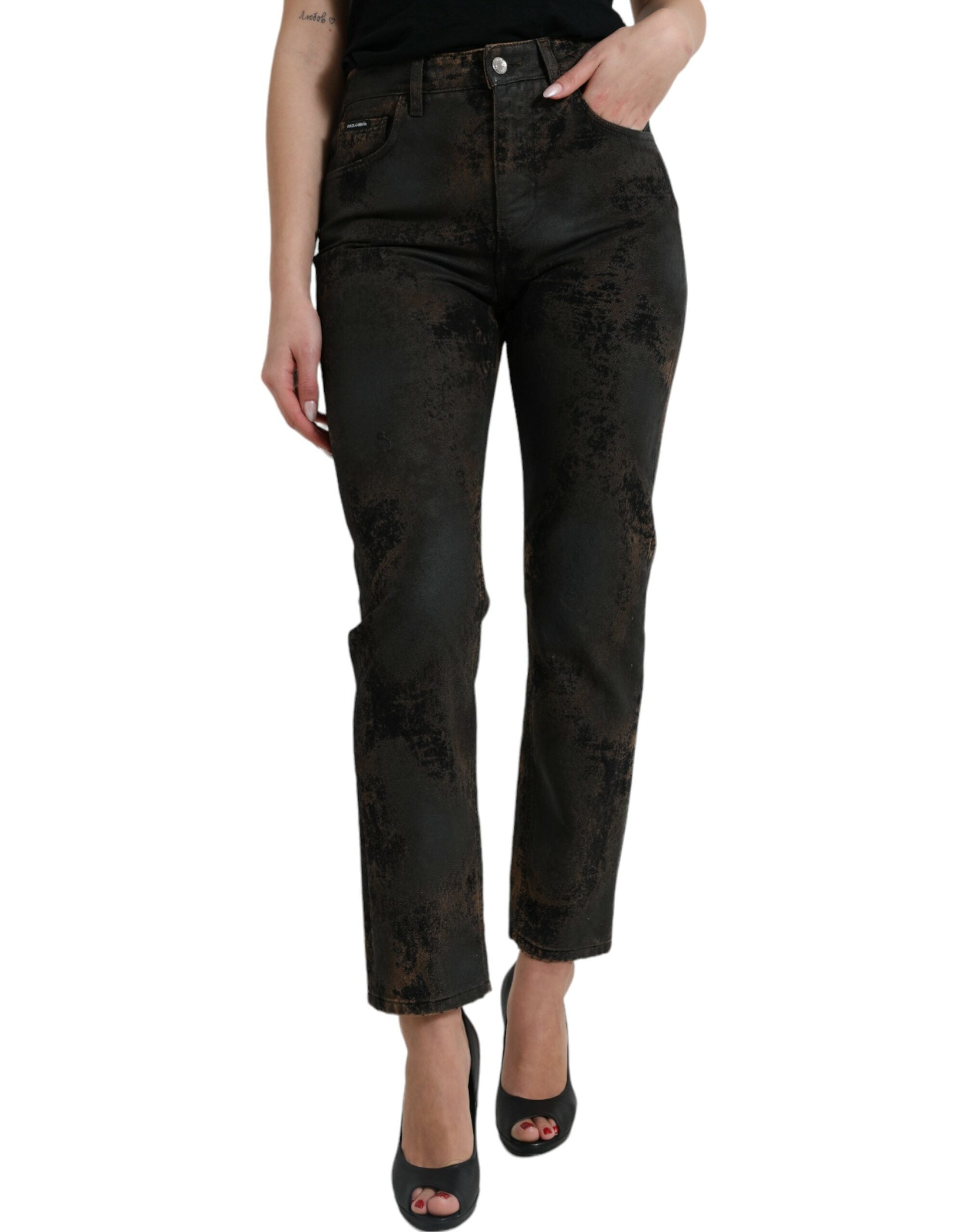 Dolce &amp; Gabbana Chic Boyfriend Jean stretch taille moyenne