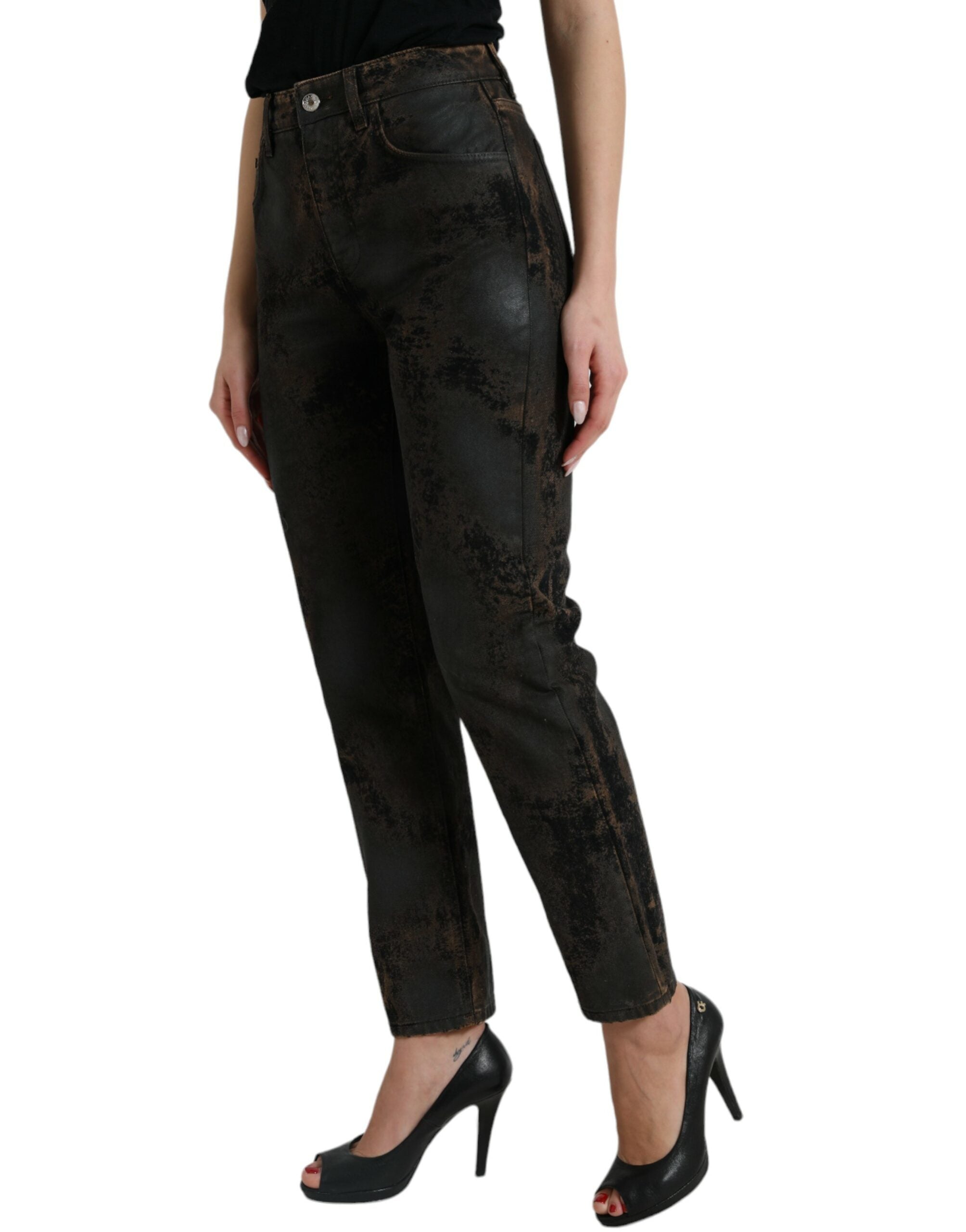 Dolce &amp; Gabbana Chic Boyfriend Jean stretch taille moyenne