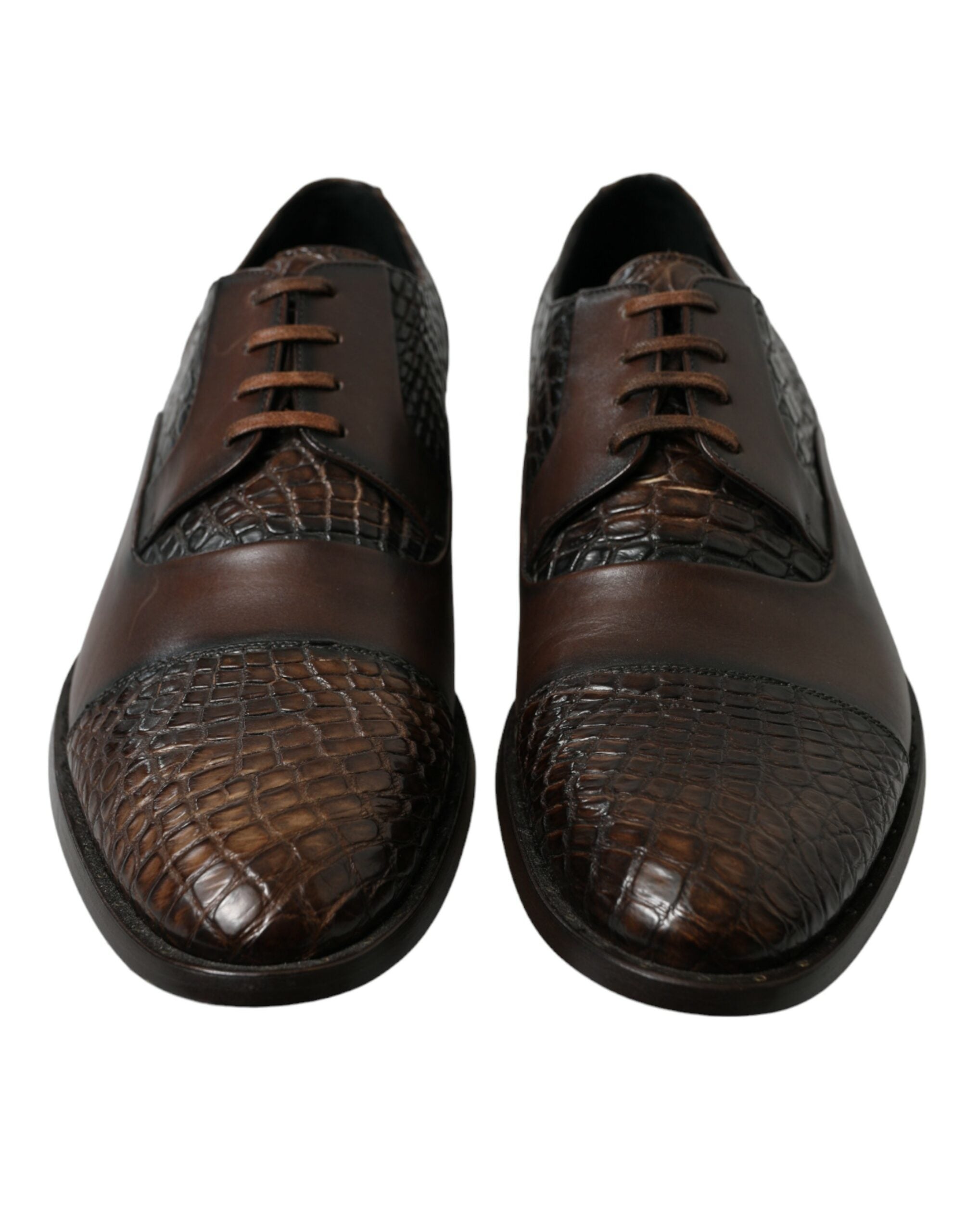 Dolce &amp; Gabbana élégantes chaussures habillées Oxford en cuir texturé