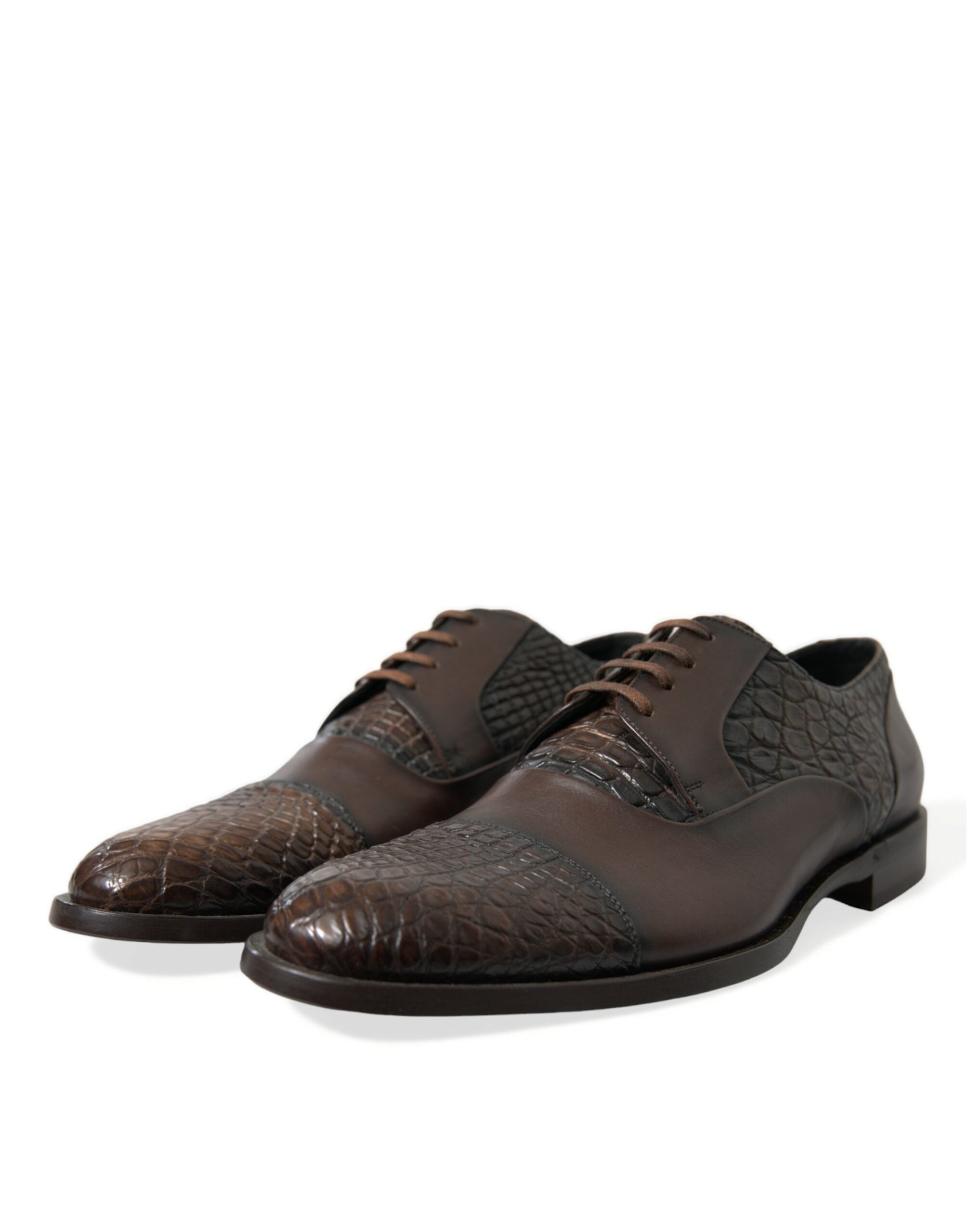 Dolce &amp; Gabbana élégantes chaussures habillées Oxford en cuir texturé