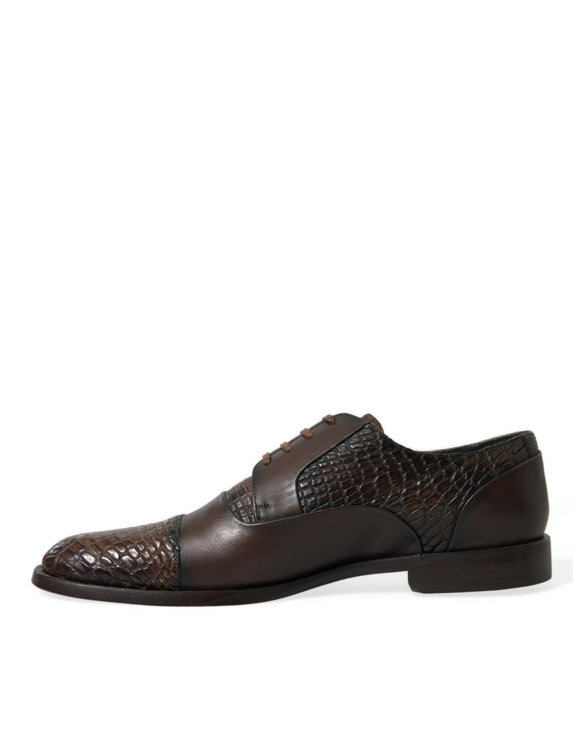 Dolce &amp; Gabbana élégantes chaussures habillées Oxford en cuir texturé