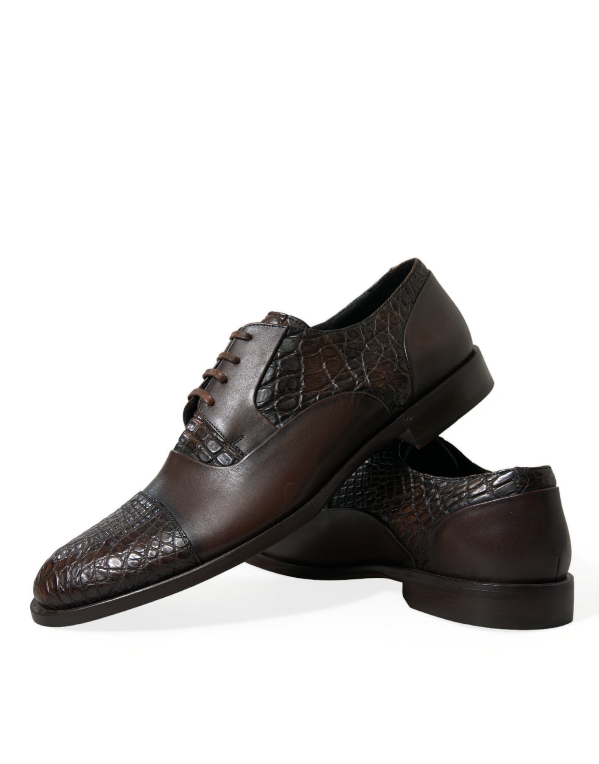 Dolce &amp; Gabbana élégantes chaussures habillées Oxford en cuir texturé