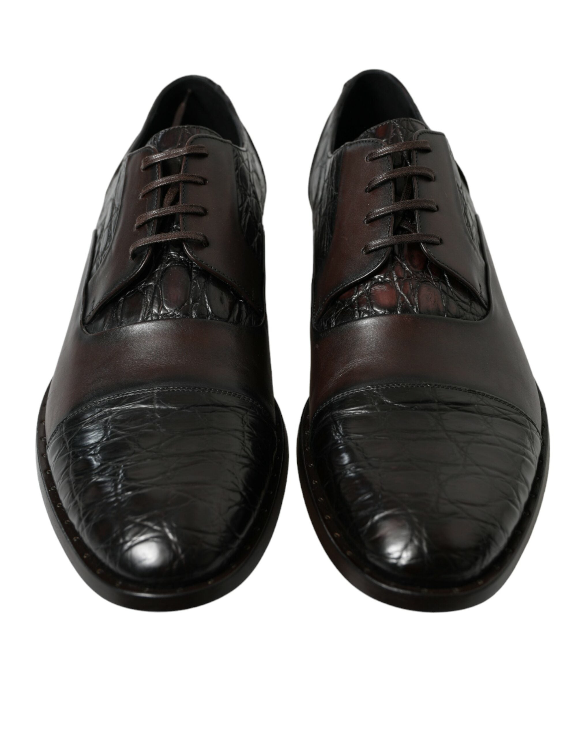 Dolce &amp; Gabbana Chaussures habillées derby formelles marron élégantes