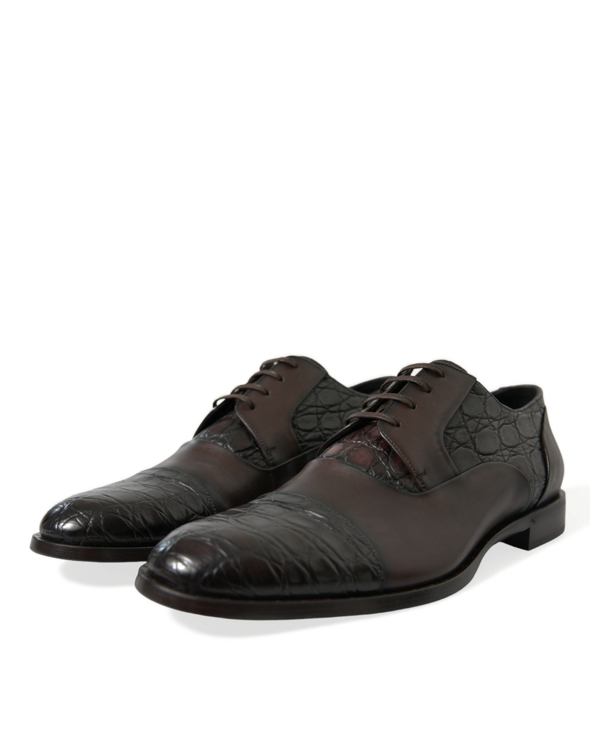 Dolce &amp; Gabbana Chaussures habillées derby formelles marron élégantes