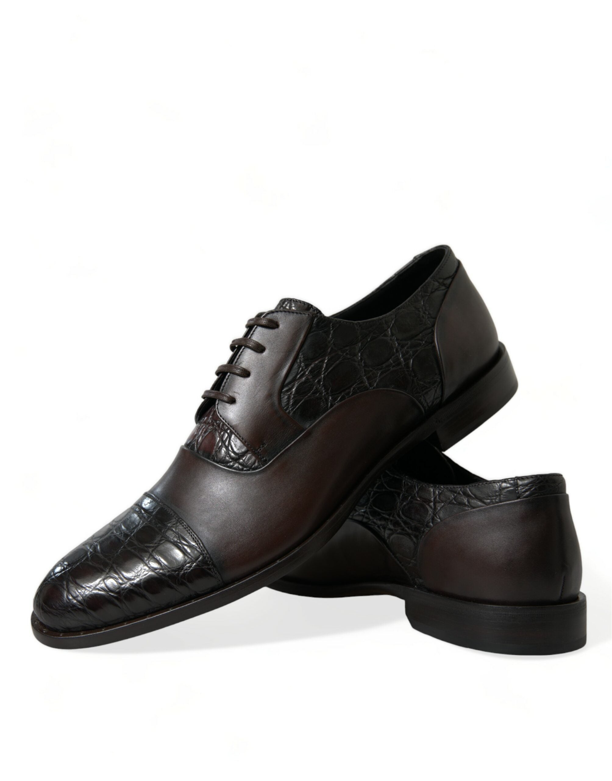 Dolce &amp; Gabbana Chaussures habillées derby formelles marron élégantes