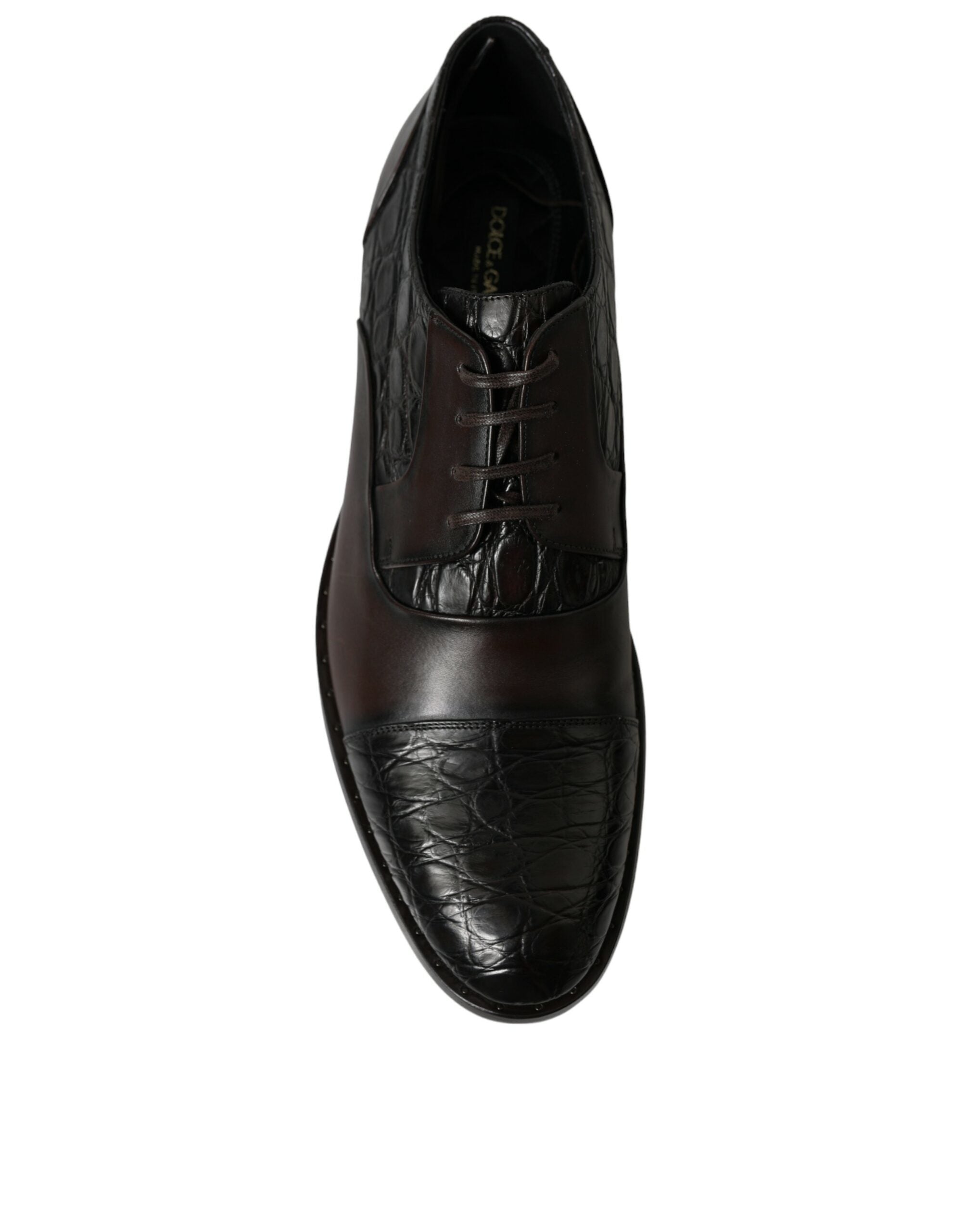 Dolce &amp; Gabbana Chaussures habillées derby formelles marron élégantes