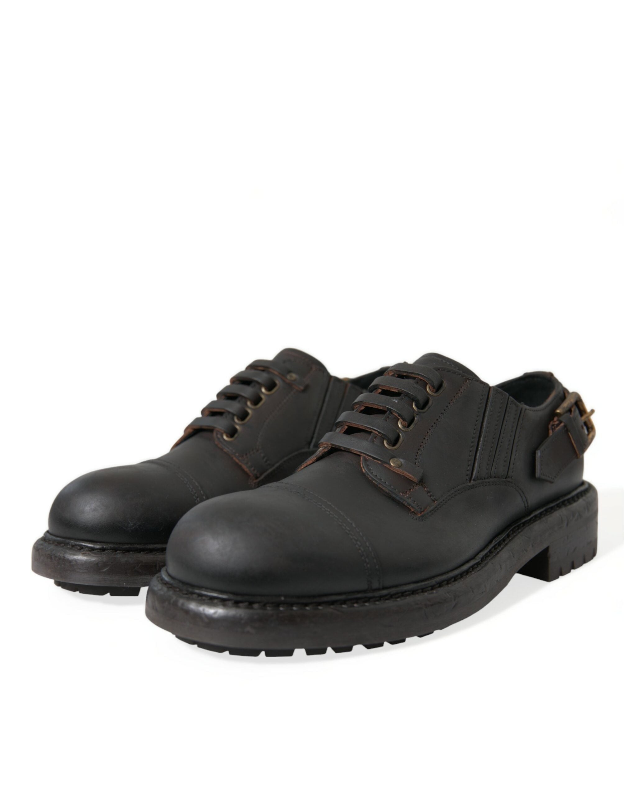 Dolce &amp; Gabbana Chaussures derby en cuir élégantes pour hommes