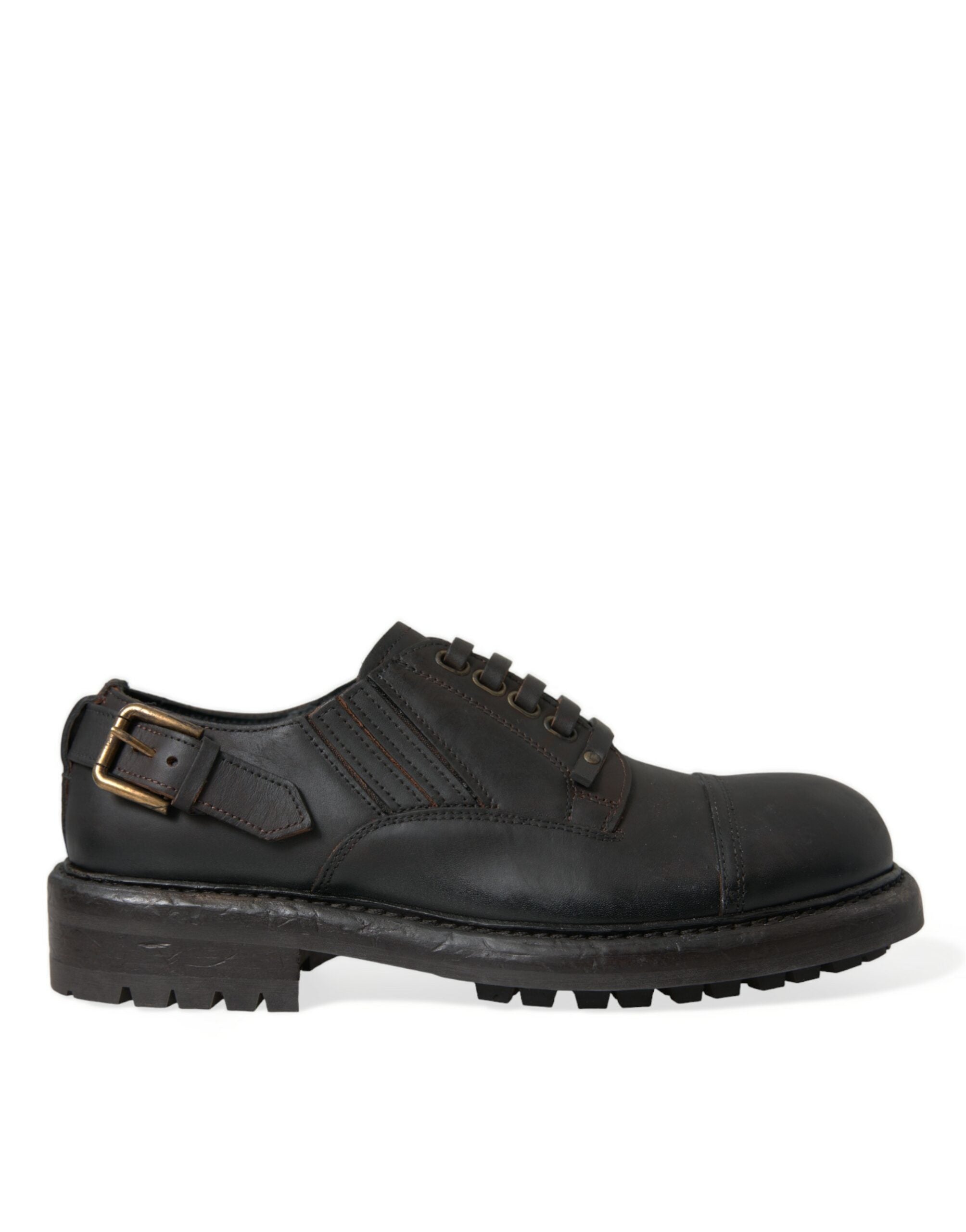 Dolce &amp; Gabbana Chaussures derby en cuir élégantes pour hommes