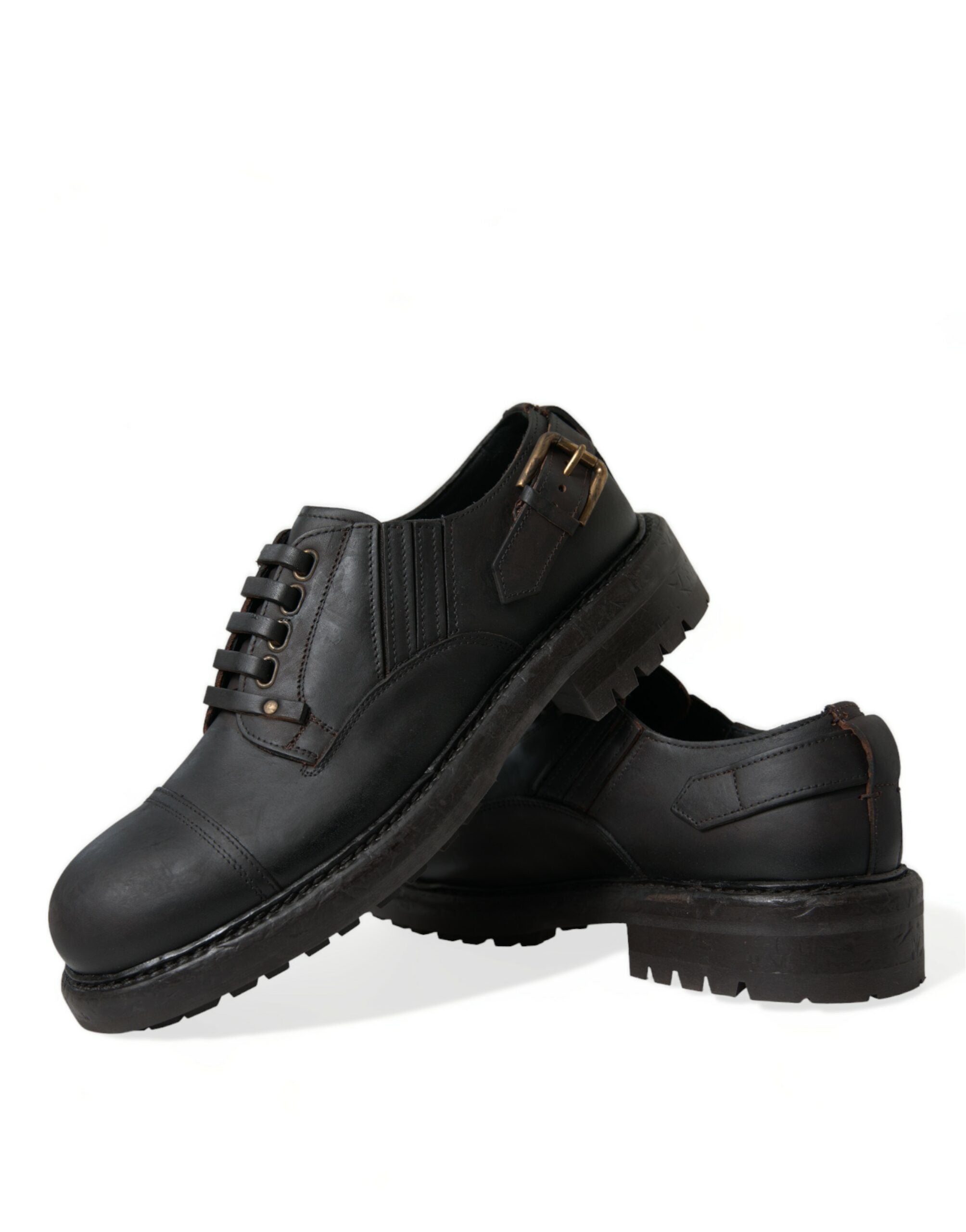 Dolce &amp; Gabbana Chaussures derby en cuir élégantes pour hommes