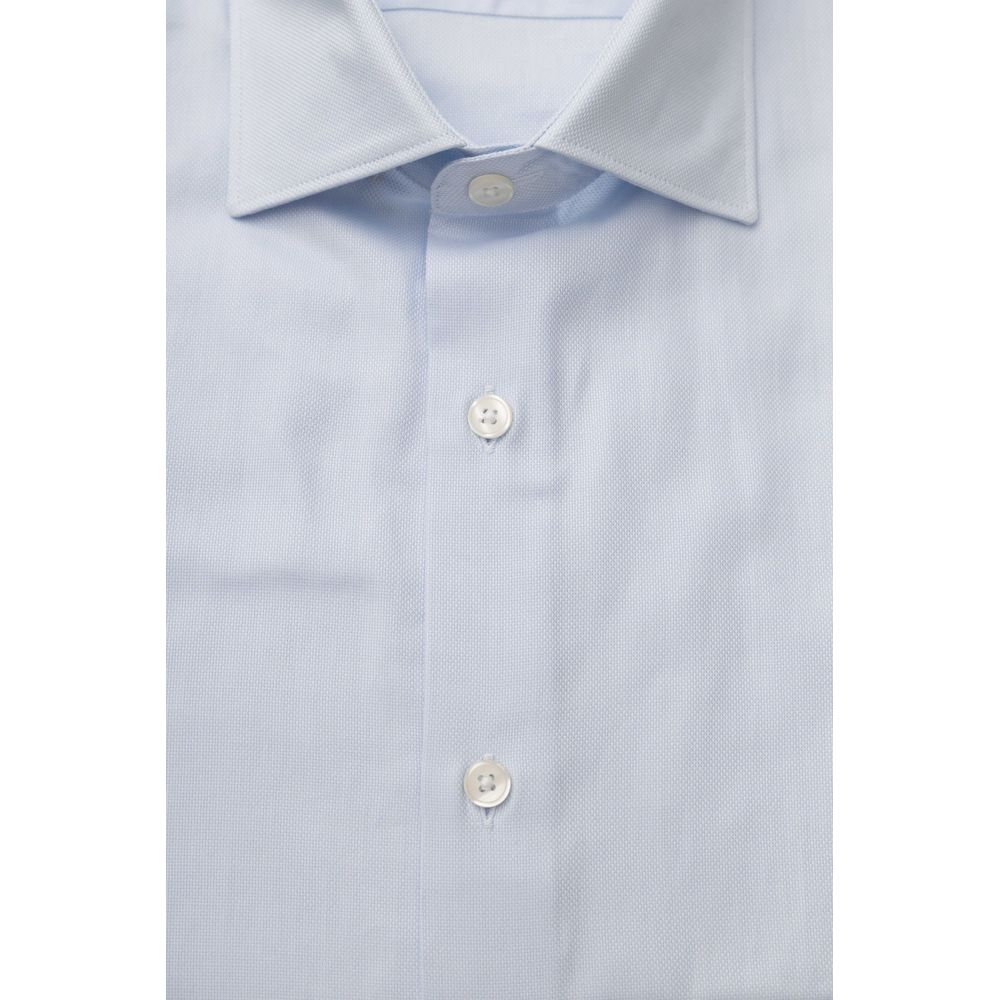 Bagutta Chemise élégante en coton bleu clair pour homme