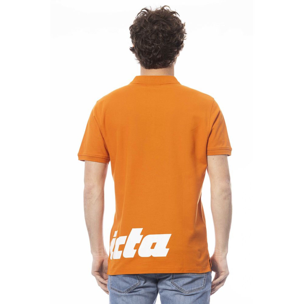 Invicta Polo élégant à manches courtes orange pour homme