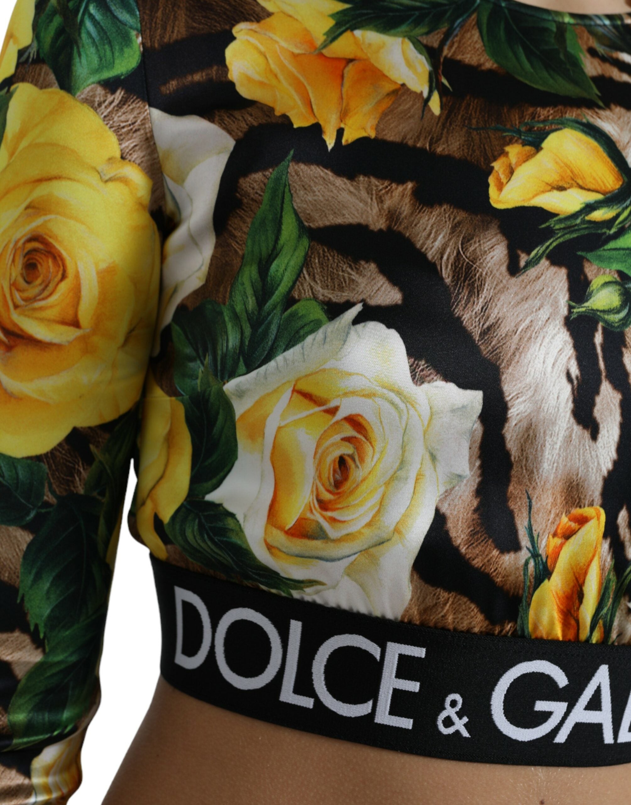 Dolce &amp; Gabbana Haut chemisier court élégant à fleurs