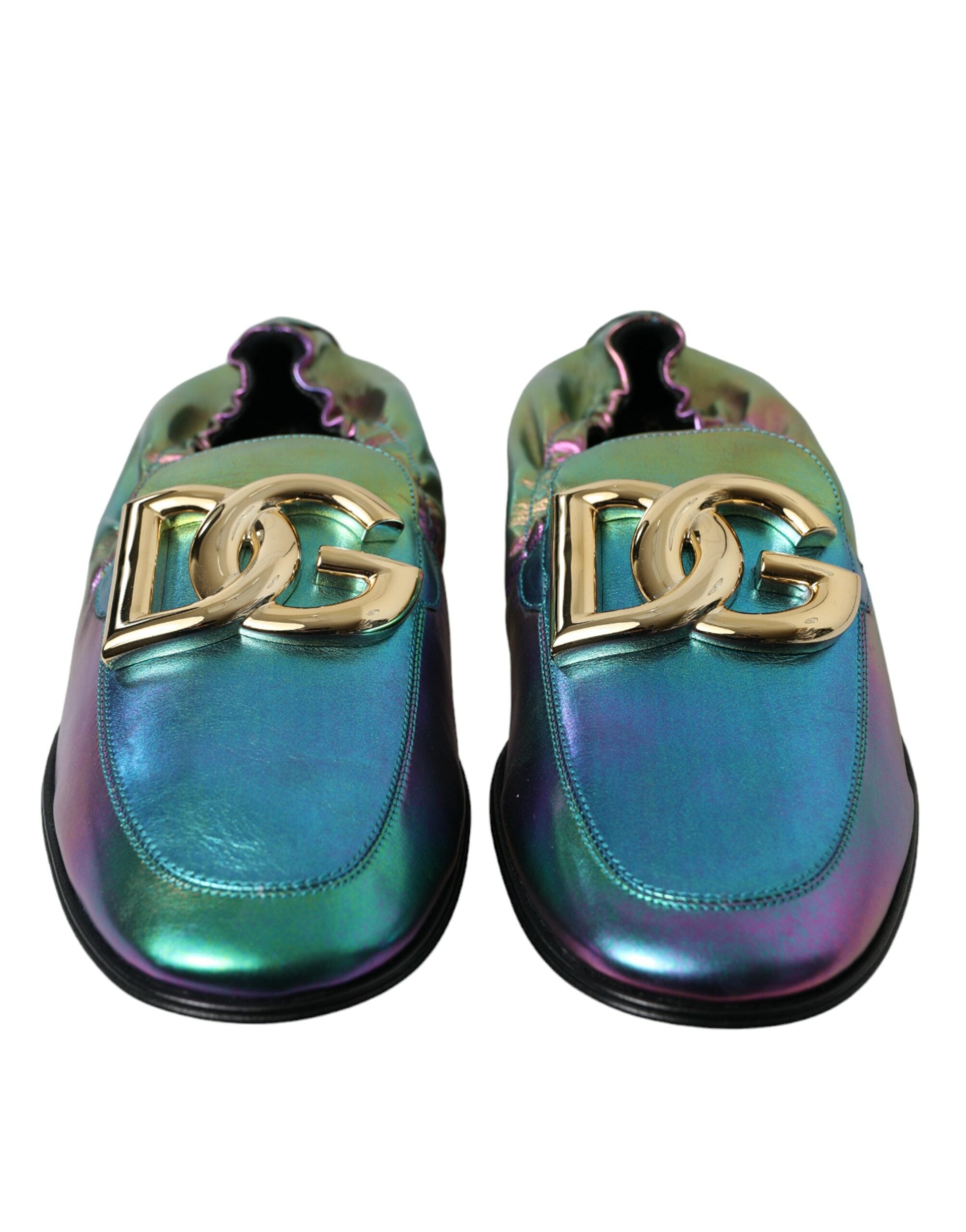 Dolce &amp; Gabbana Mocassins irisés élégants pour hommes