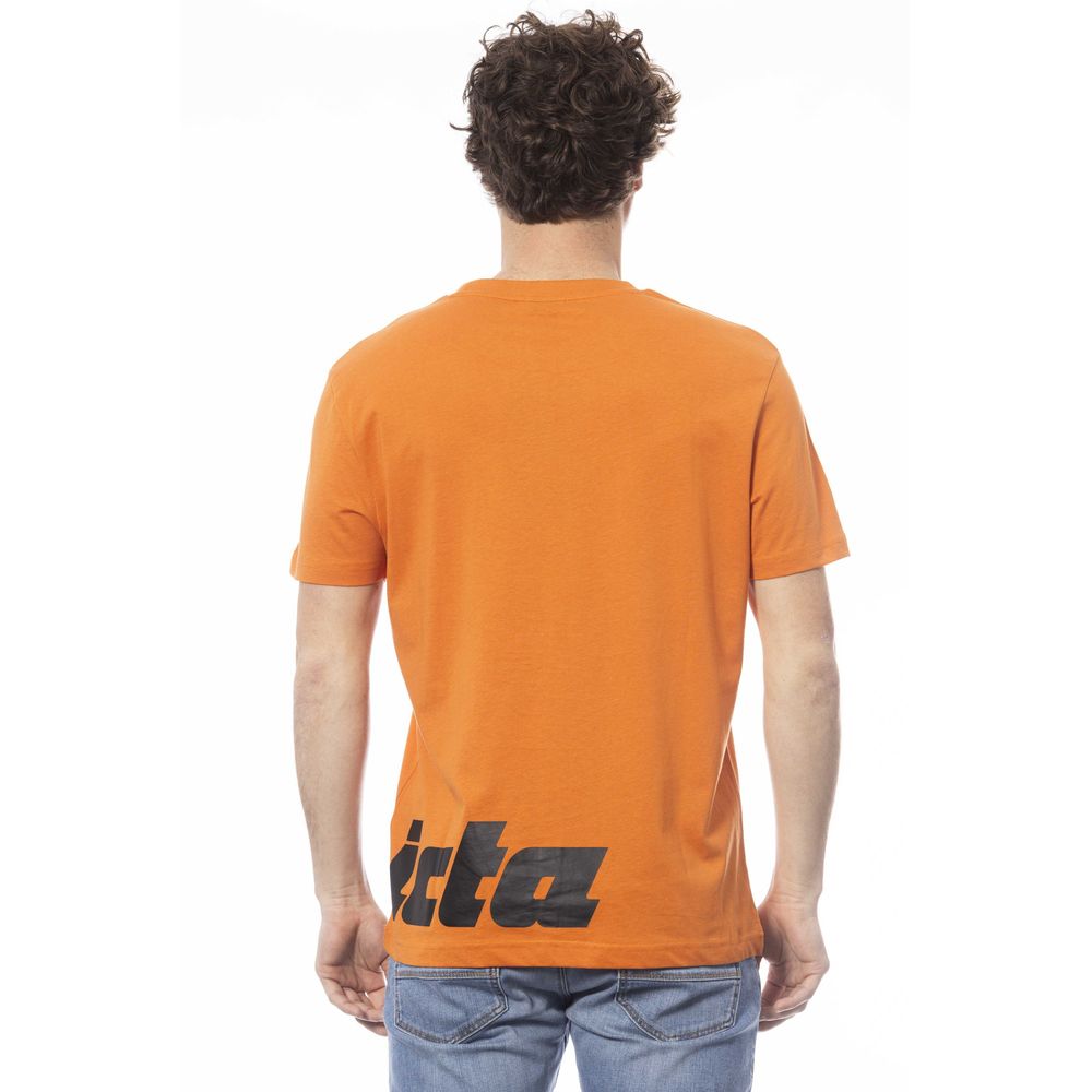 Invicta - T-shirt à logo orange vif à col ras du cou