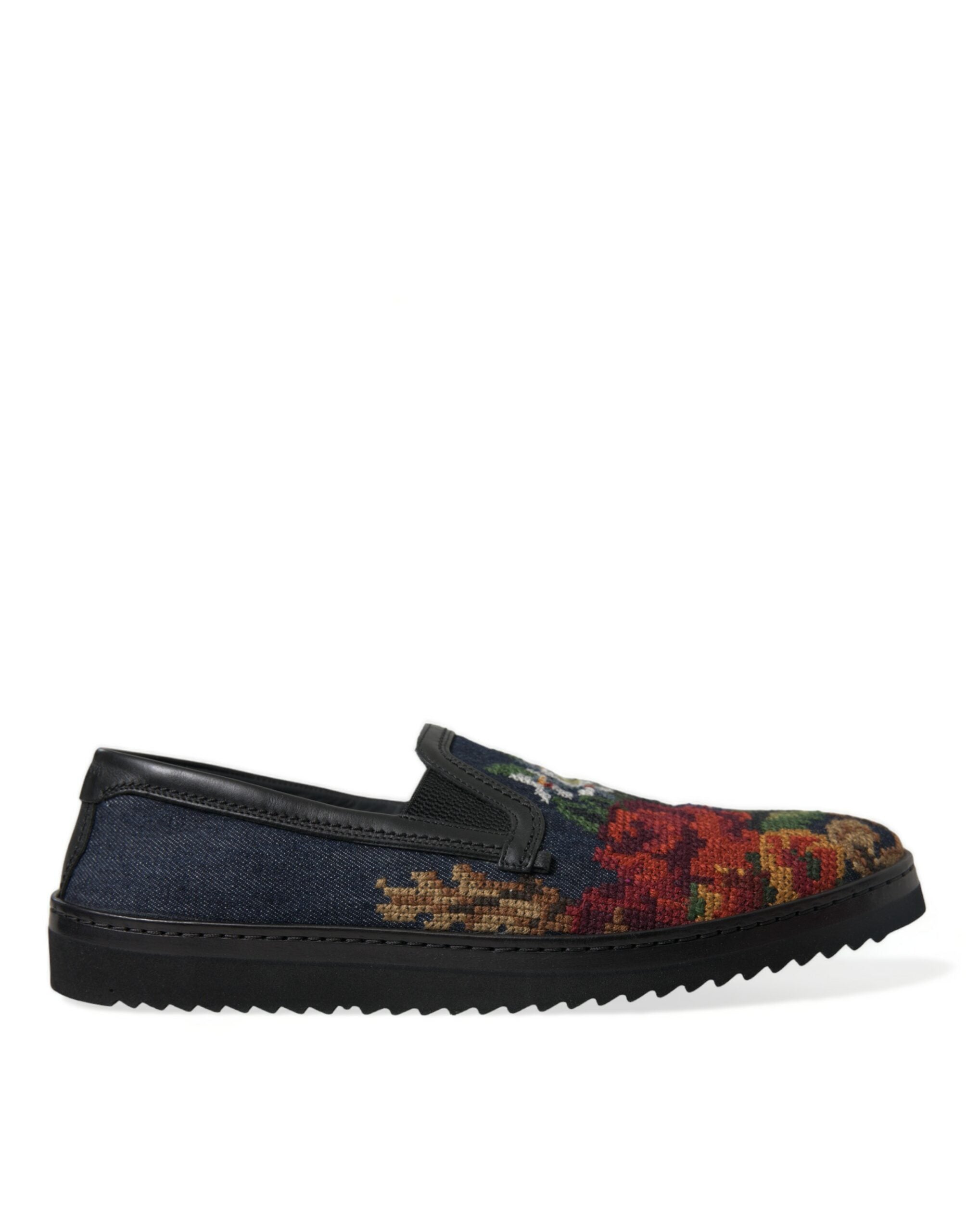 Dolce &amp; Gabbana Mocassins élégants à fleurs multicolores