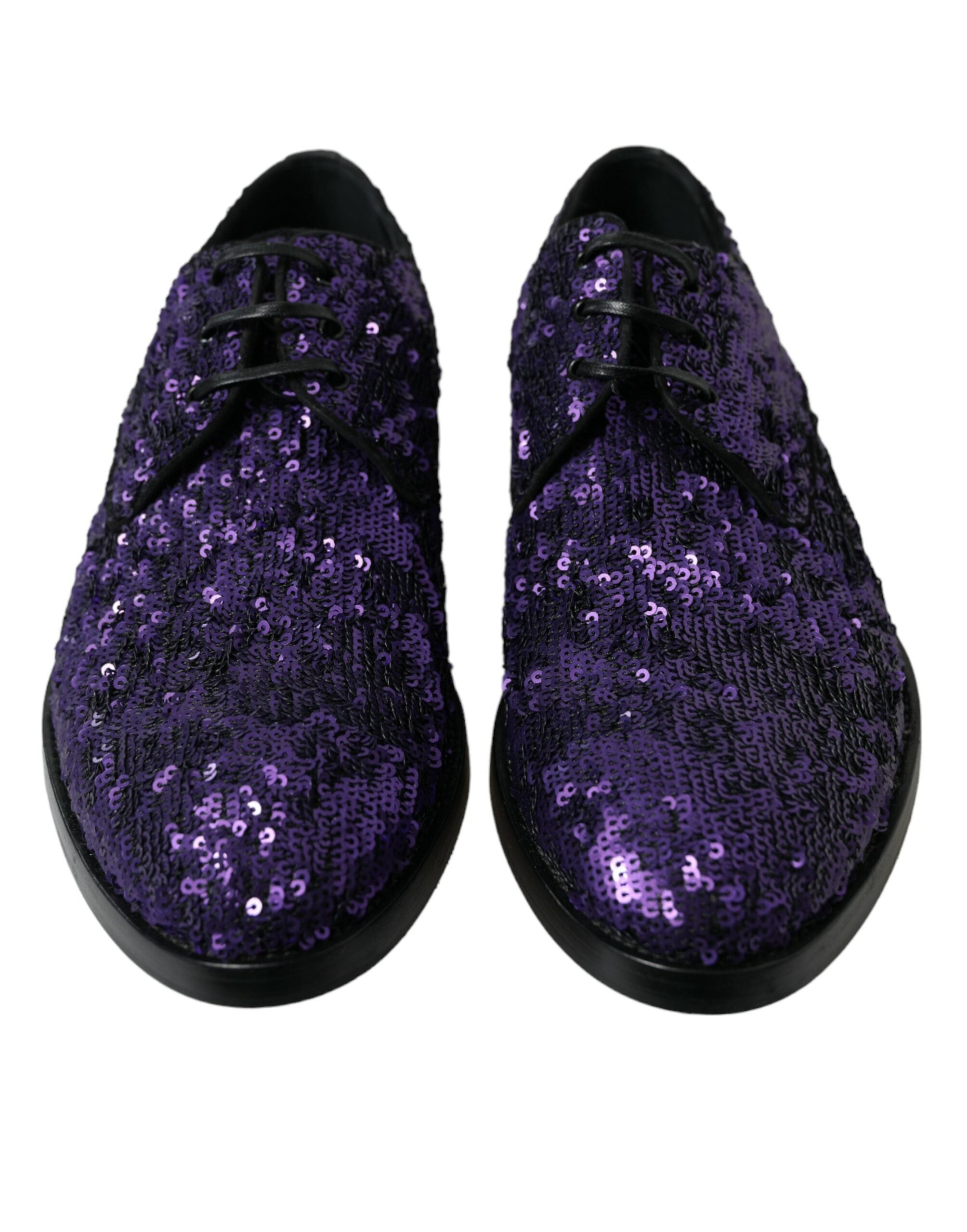 Dolce &amp; Gabbana élégantes chaussures habillées Oxford à paillettes