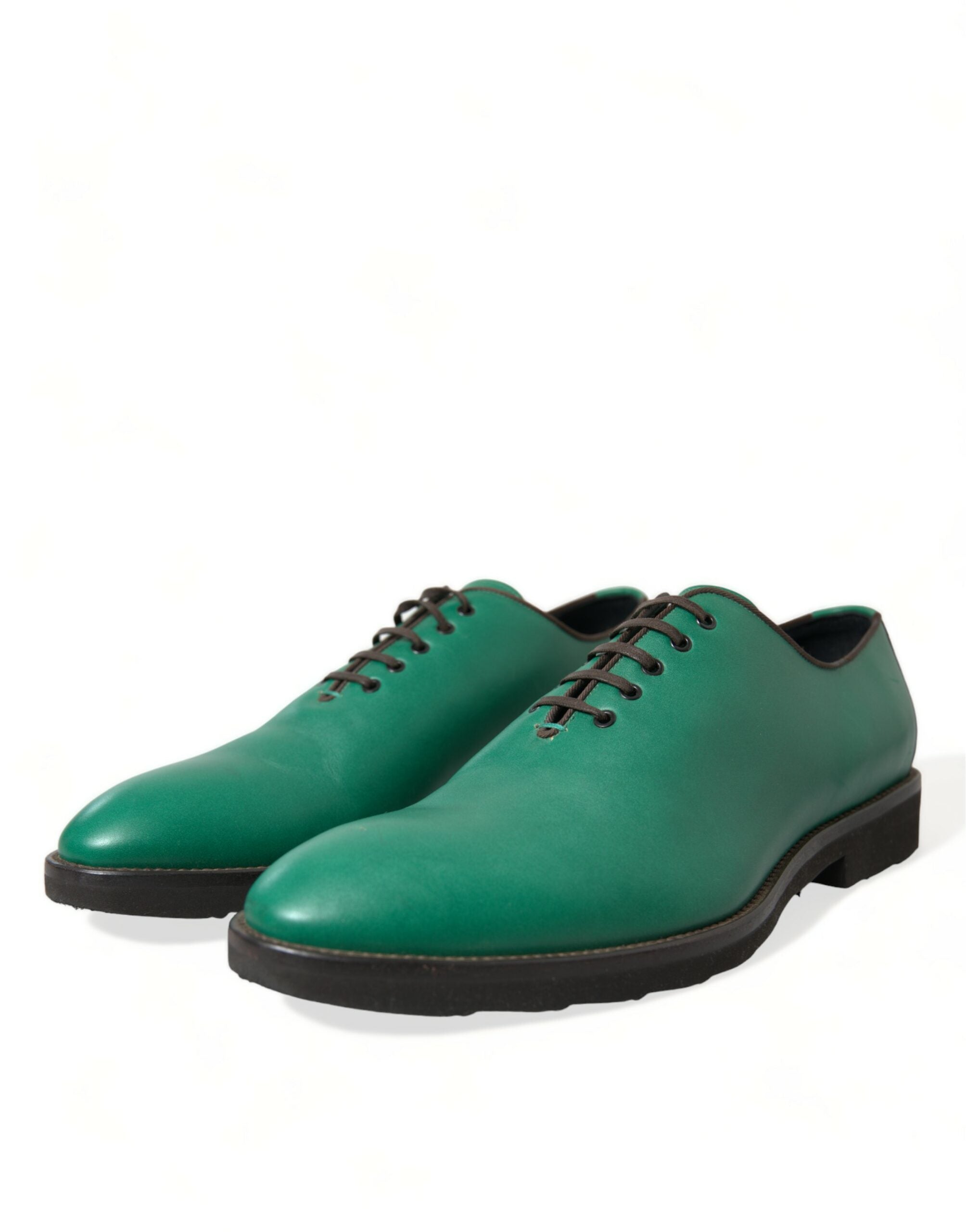 Dolce &amp; Gabbana élégantes chaussures habillées Oxford en cuir vert