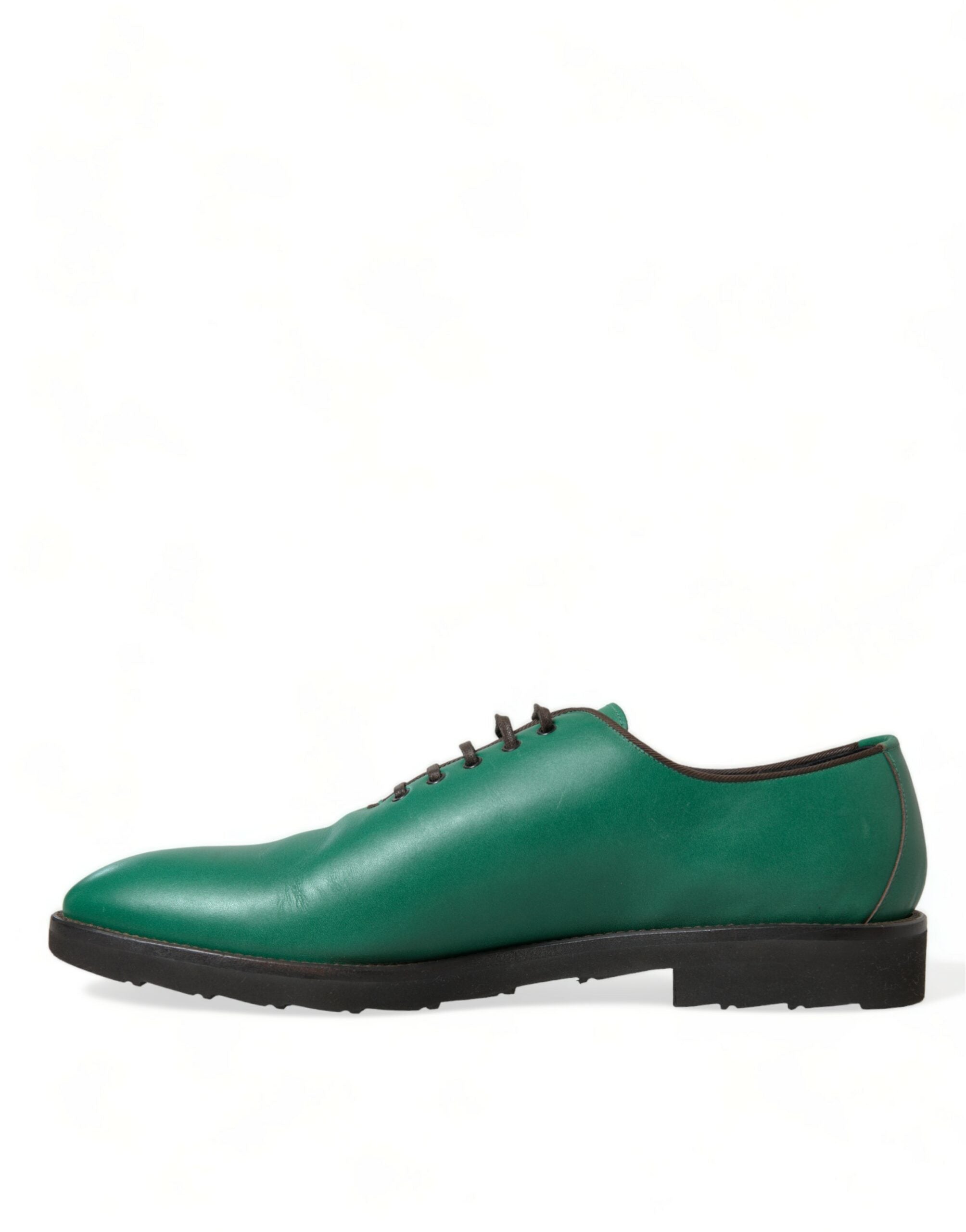 Dolce &amp; Gabbana élégantes chaussures habillées Oxford en cuir vert