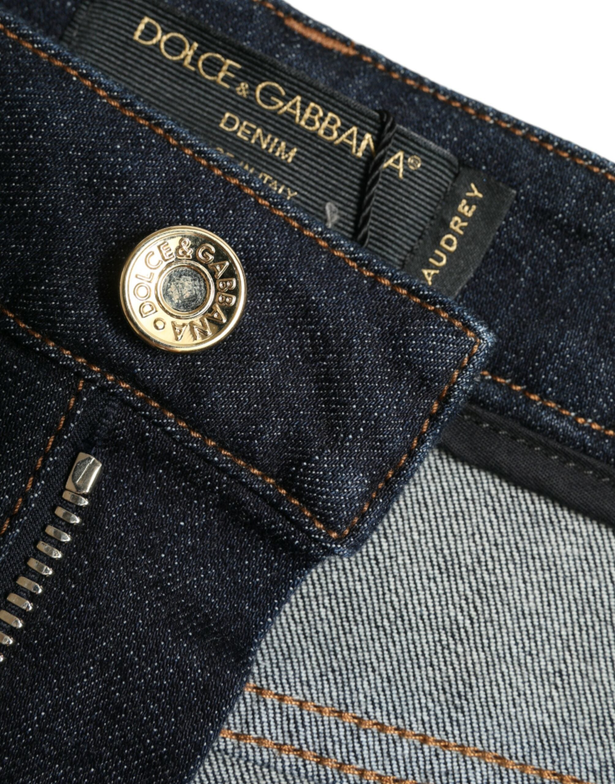 Dolce &amp; Gabbana Jean en denim extensible taille moyenne élégant