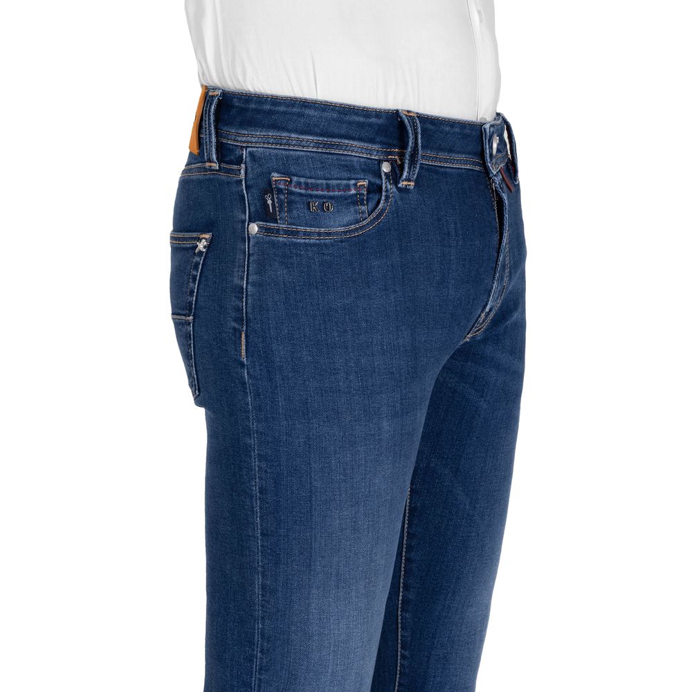 Tramarossa Jean élégant en coton stretch pour homme