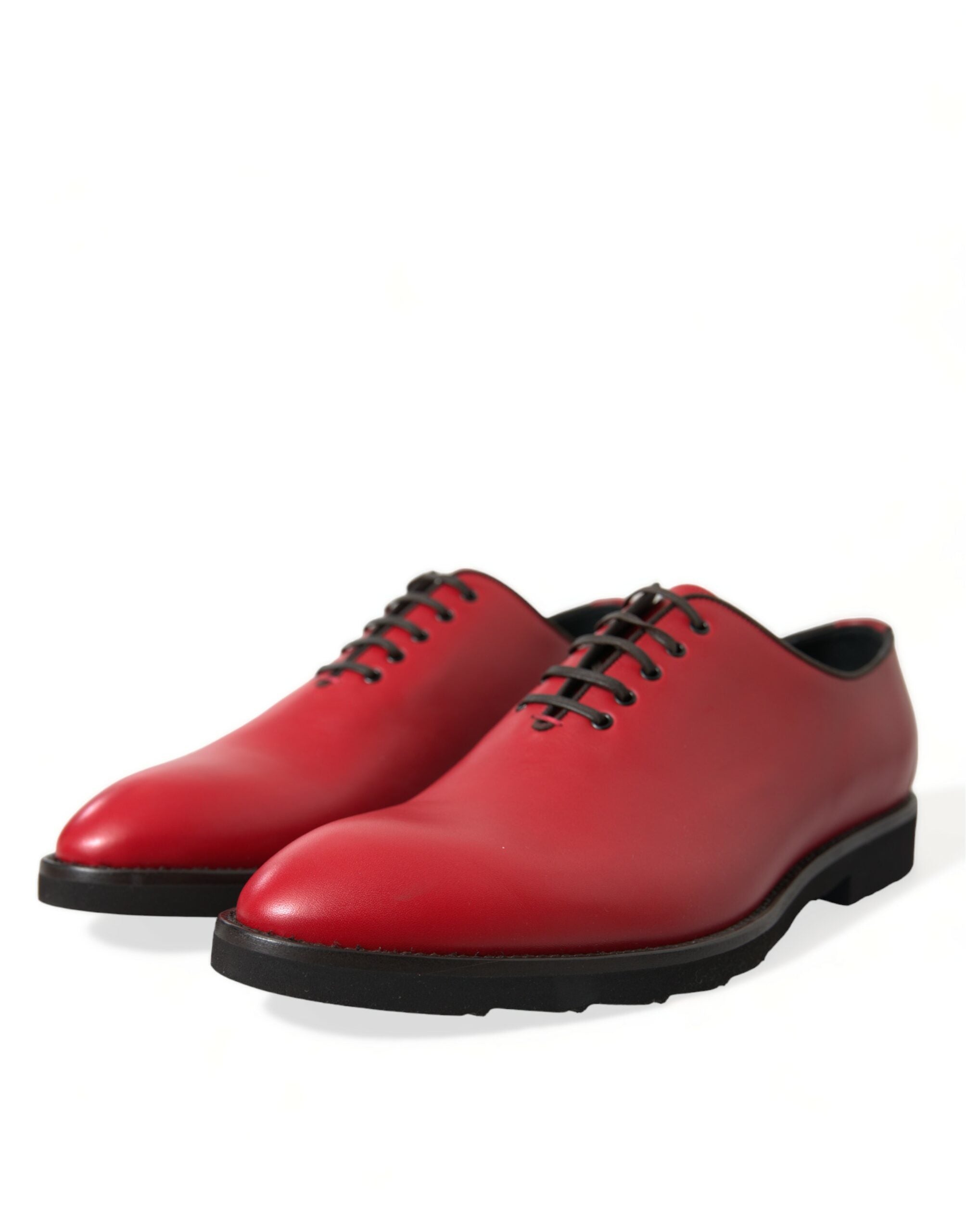 Dolce &amp; Gabbana élégantes chaussures habillées Oxford en cuir rouge