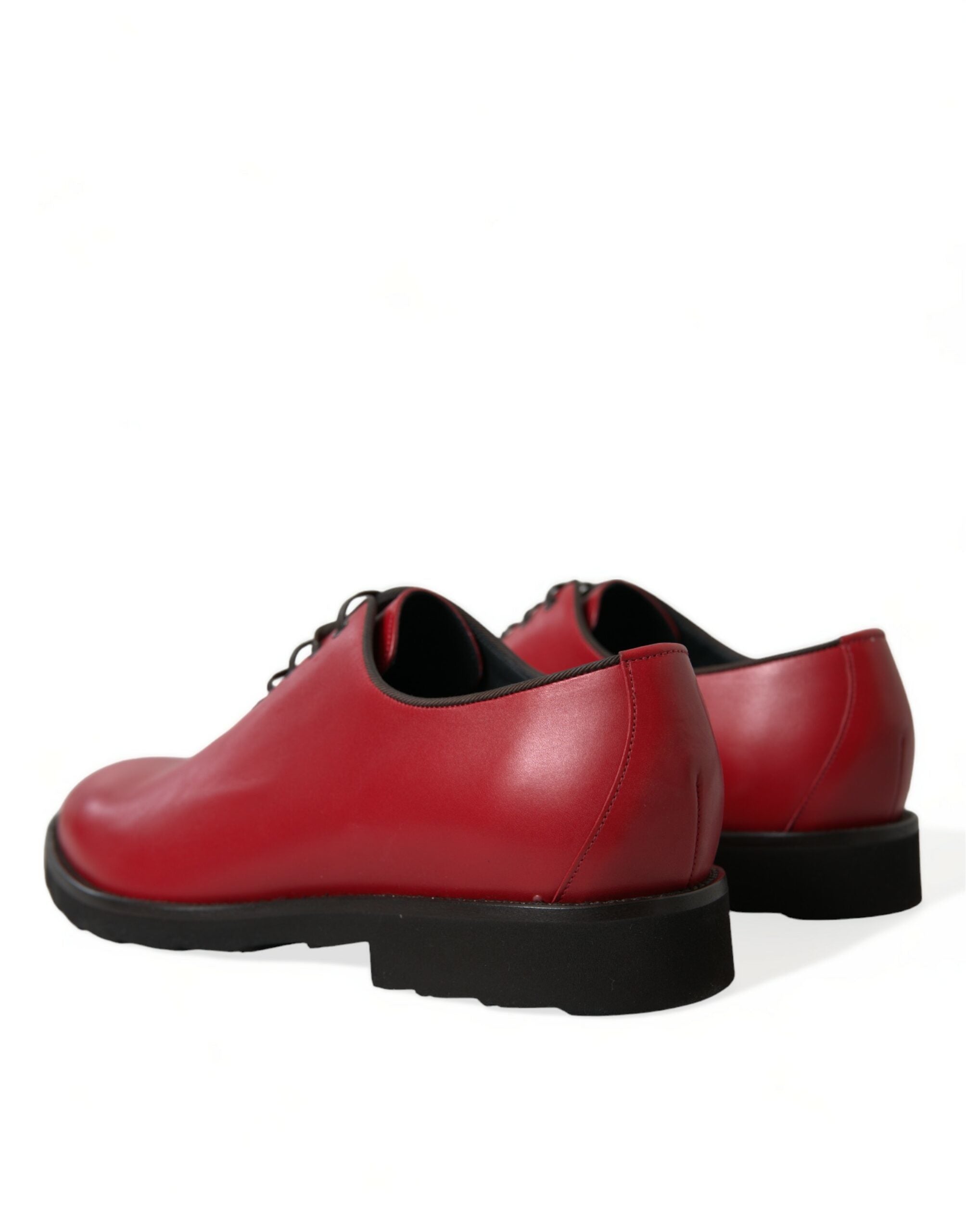 Dolce &amp; Gabbana élégantes chaussures habillées Oxford en cuir rouge