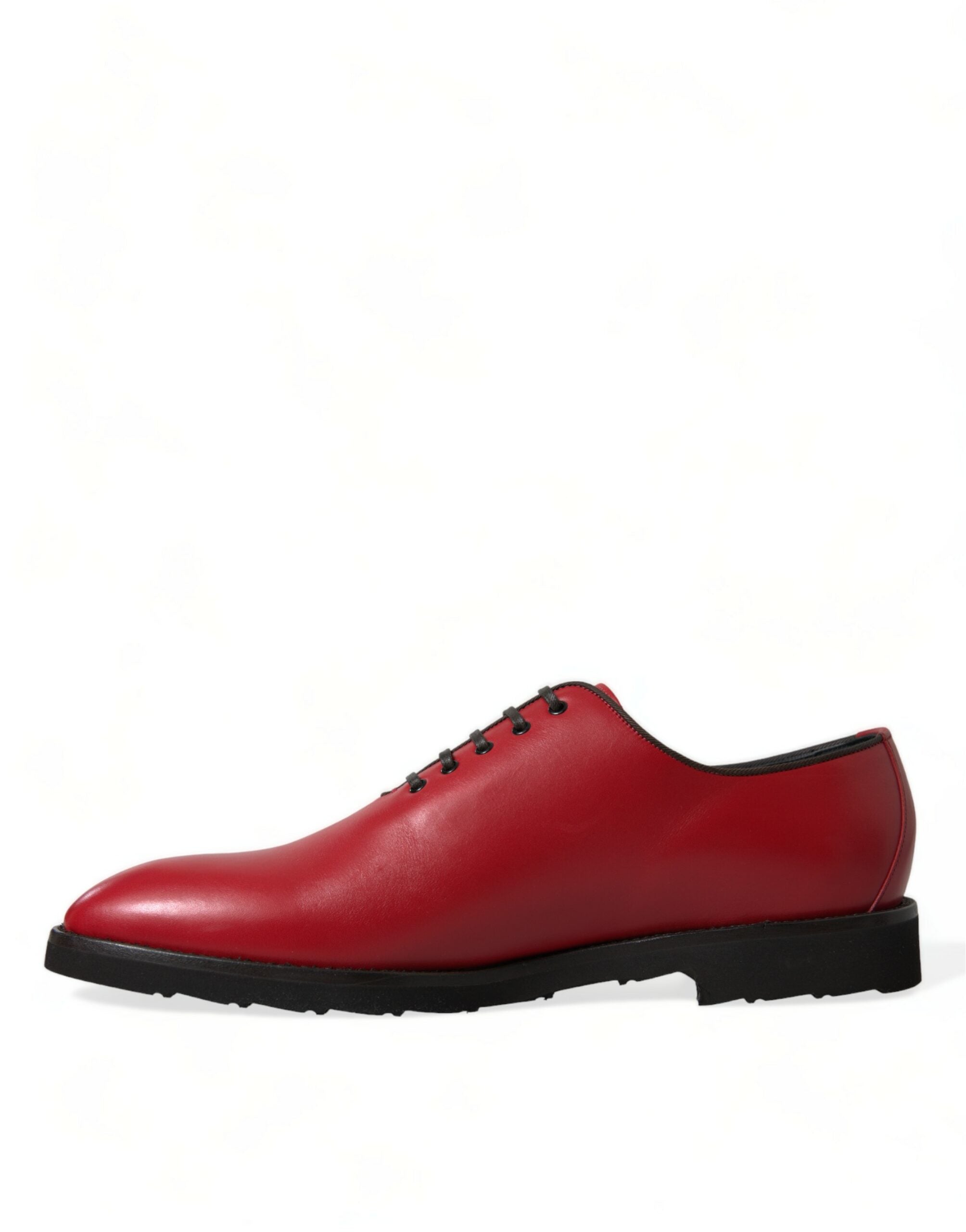 Dolce &amp; Gabbana élégantes chaussures habillées Oxford en cuir rouge